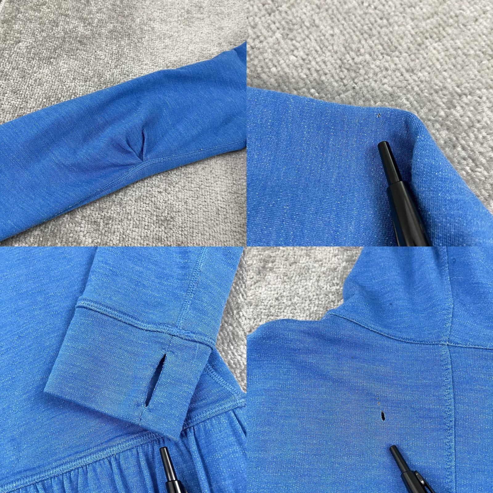Lululemon LULULEMON Jacket Womens Size 6/8 Blue Hooded Full Zip Thumbholes Running Lined Size M / US 6-8 / IT 42-44 - 8 Thumbnail