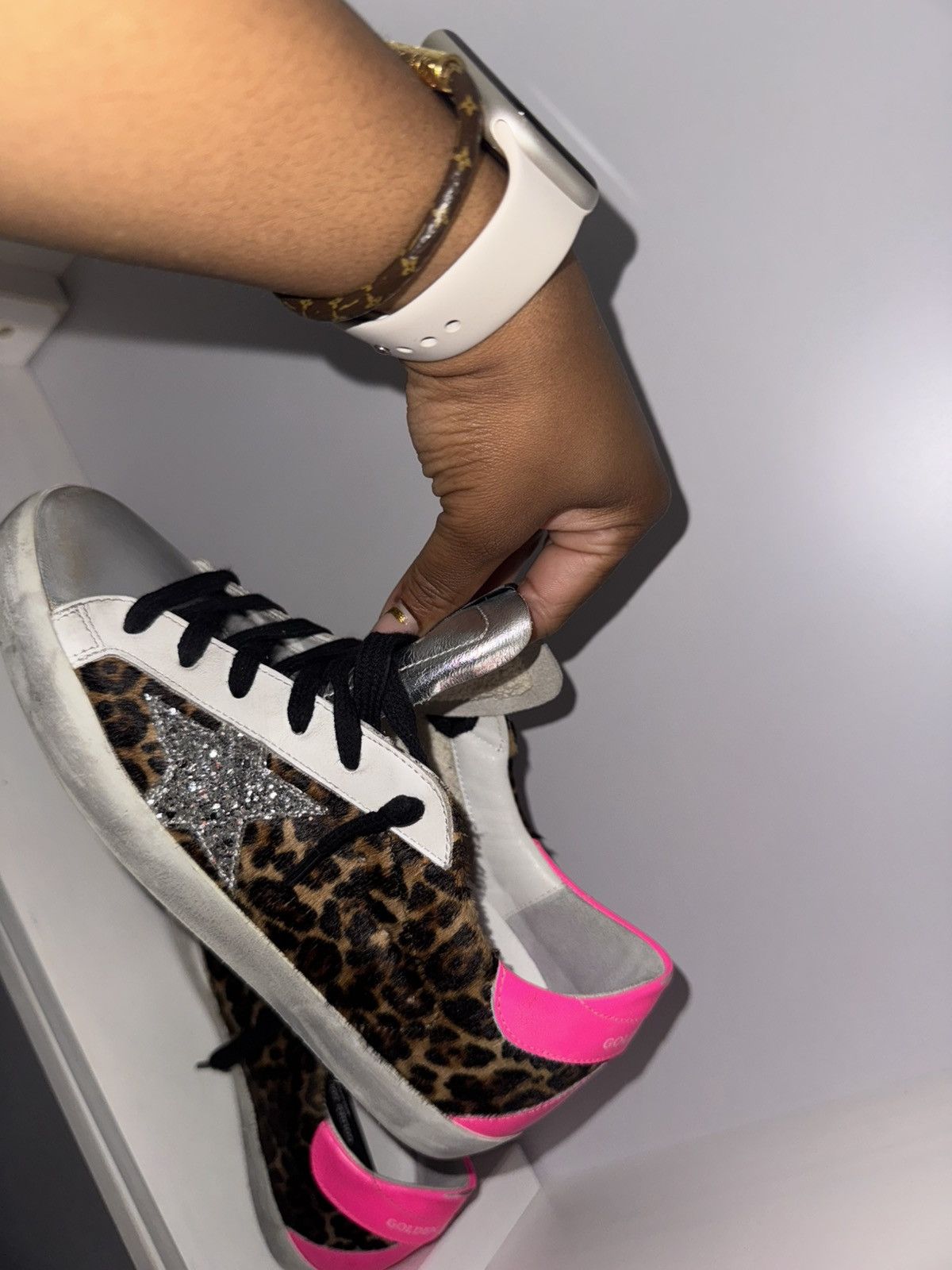 Golden Goose Golden goose leopard print Size US 8 / IT 38 - 2 Thumbnail