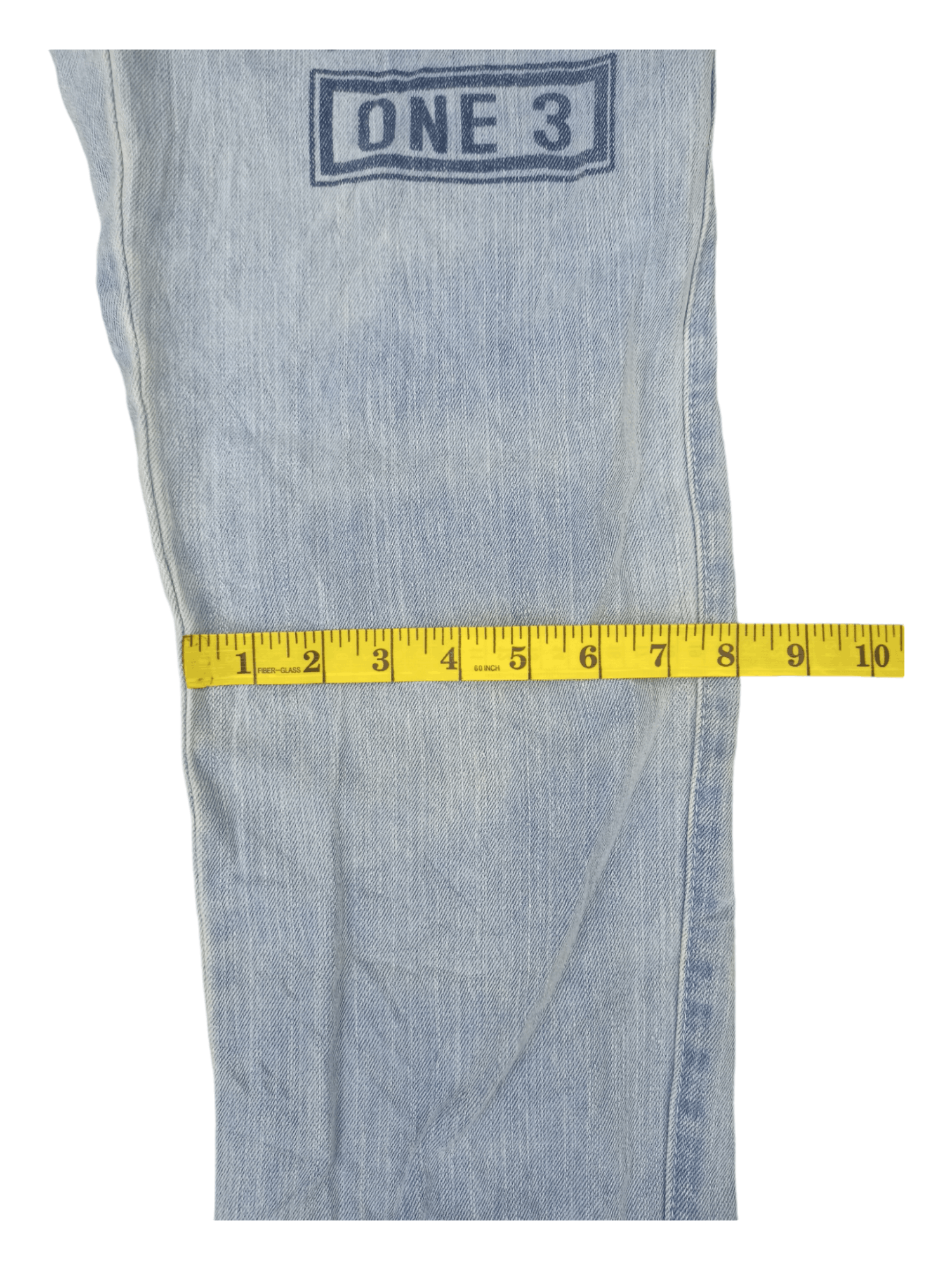 Japanese Brand Blue Moon Blue Big Blowout Patched Japanese Jeans Size US 30 / EU 46 - 22 Thumbnail
