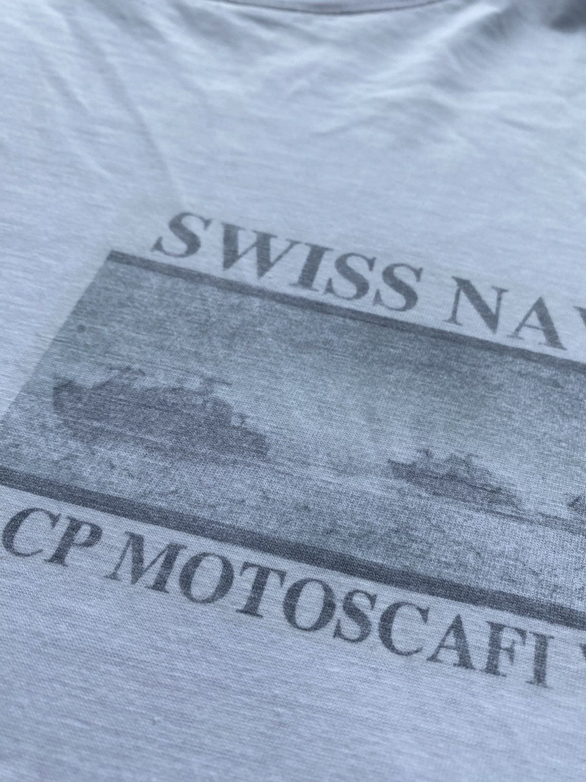 Other 🔥80s Switcher Swiss Navi CP Motoscafi v49 white tee rare vtg Size US XL / EU 56 / 4 - 3 Thumbnail