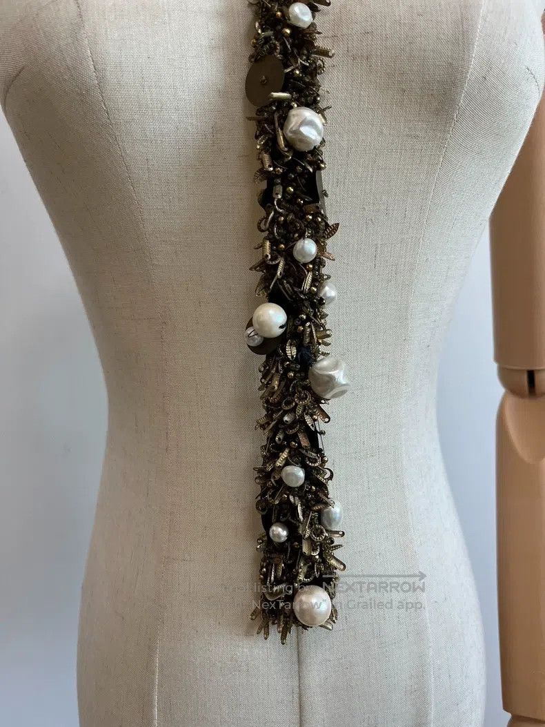 Comme des Garcons Comme Des Garcons Pearl Metal Tie Size ONE SIZE - 6 Thumbnail