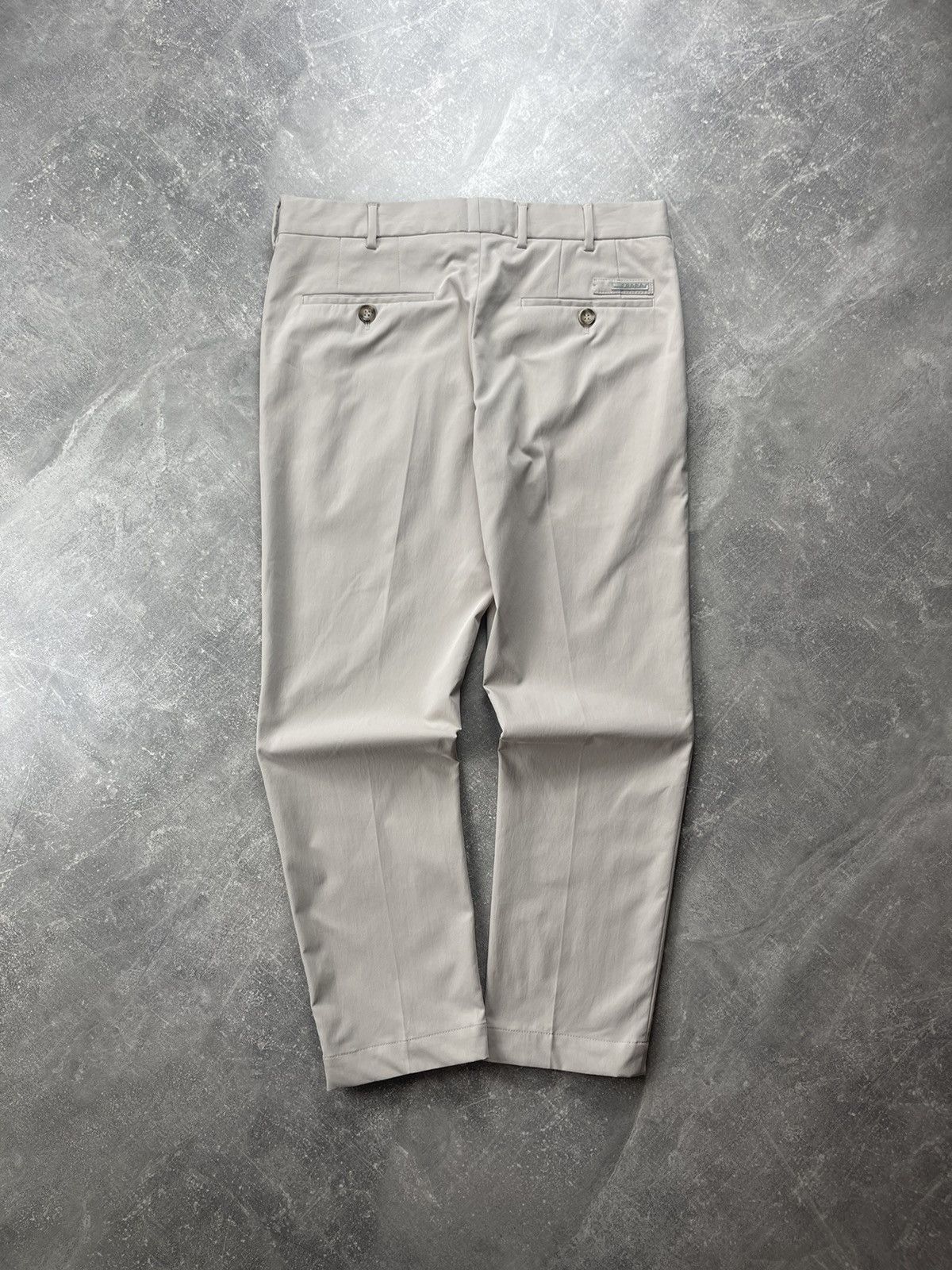 Prada Prada Milano Women’s Pants Beige Slim Fit Cropped Trousers Size 30" / US 8 / IT 44 - 2 Thumbnail