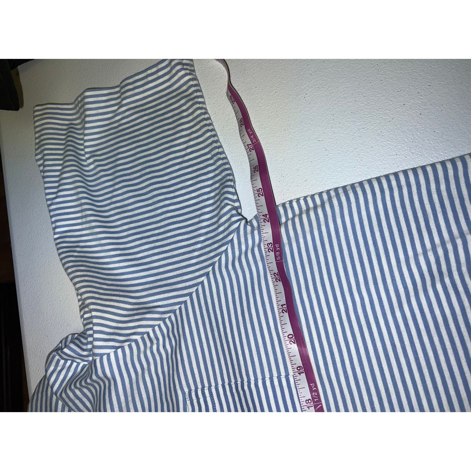 Polo Ralph Lauren Polo Golf Ralph Lauren Blue Polo Shirt White Striped VTG XL Size US XL / EU 56 / 4 - 7 Thumbnail