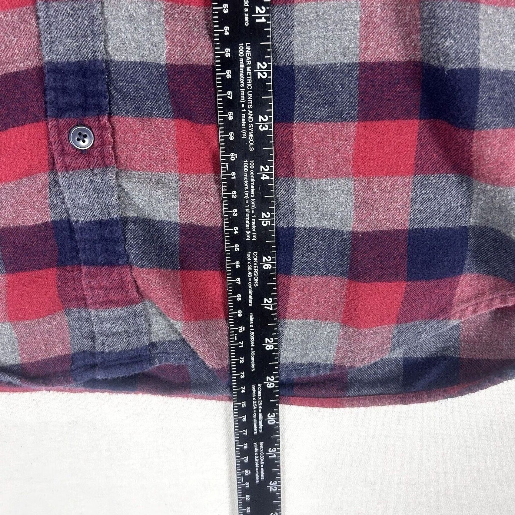 J.Crew J.Crew Mercantile Long Sleeve Button-Up Plaid Shirt Mens XL Red Blue Casual Size US XL / EU 56 / 4 - 7 Thumbnail