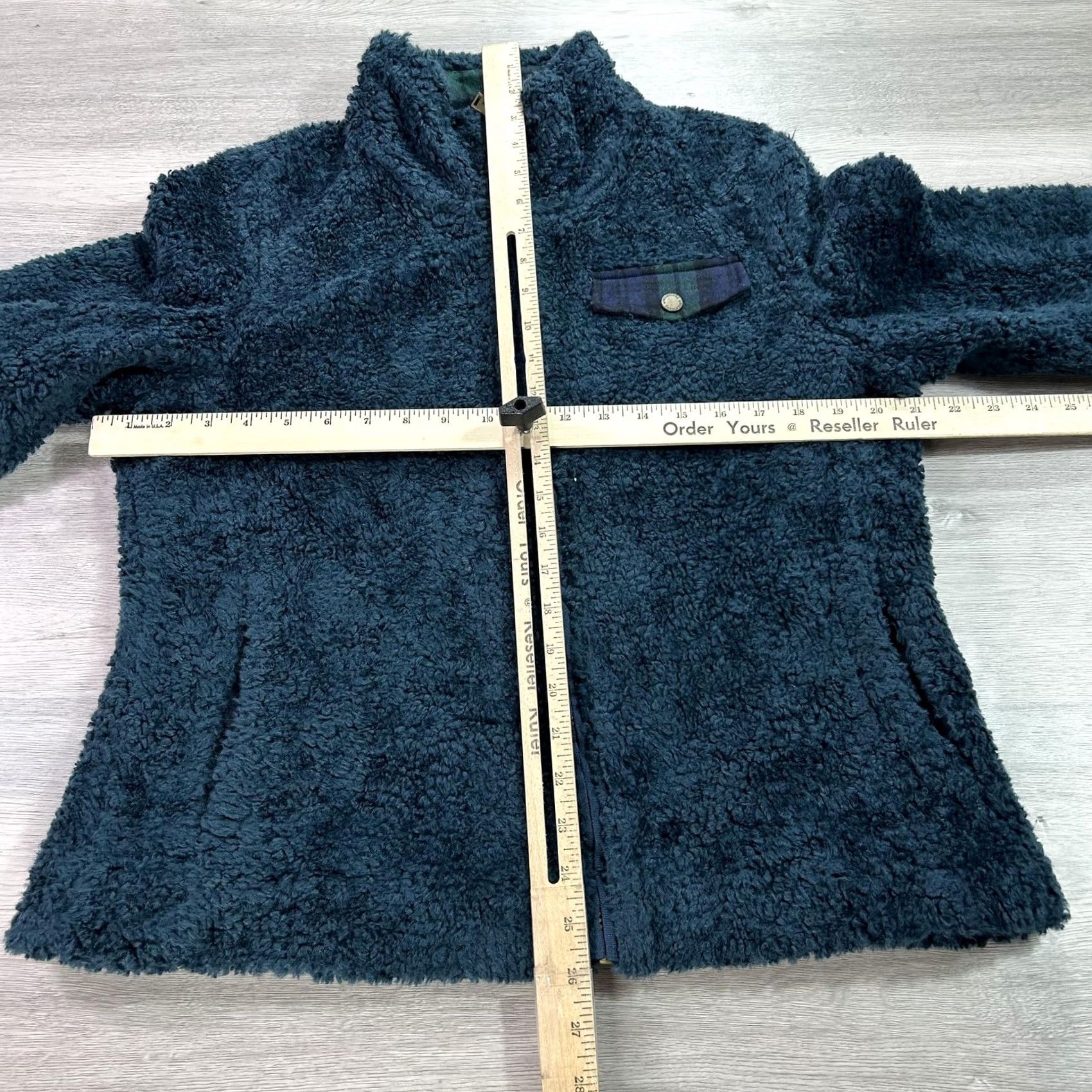 Pendleton Pendleton Jacket Mens M Navy Sherpa Fleece Full Zip Plaid Lined Cozy Bomber Jacket Mens Regular Blue Size US M / EU 48-50 / 2 - 7 Thumbnail