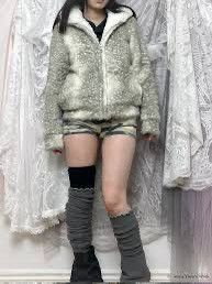 Issey Miyake Aw06 tsumori chisato bambi angora fur zip up coat hoodie Size M / US 6-8 / IT 42-44 - 2 Thumbnail