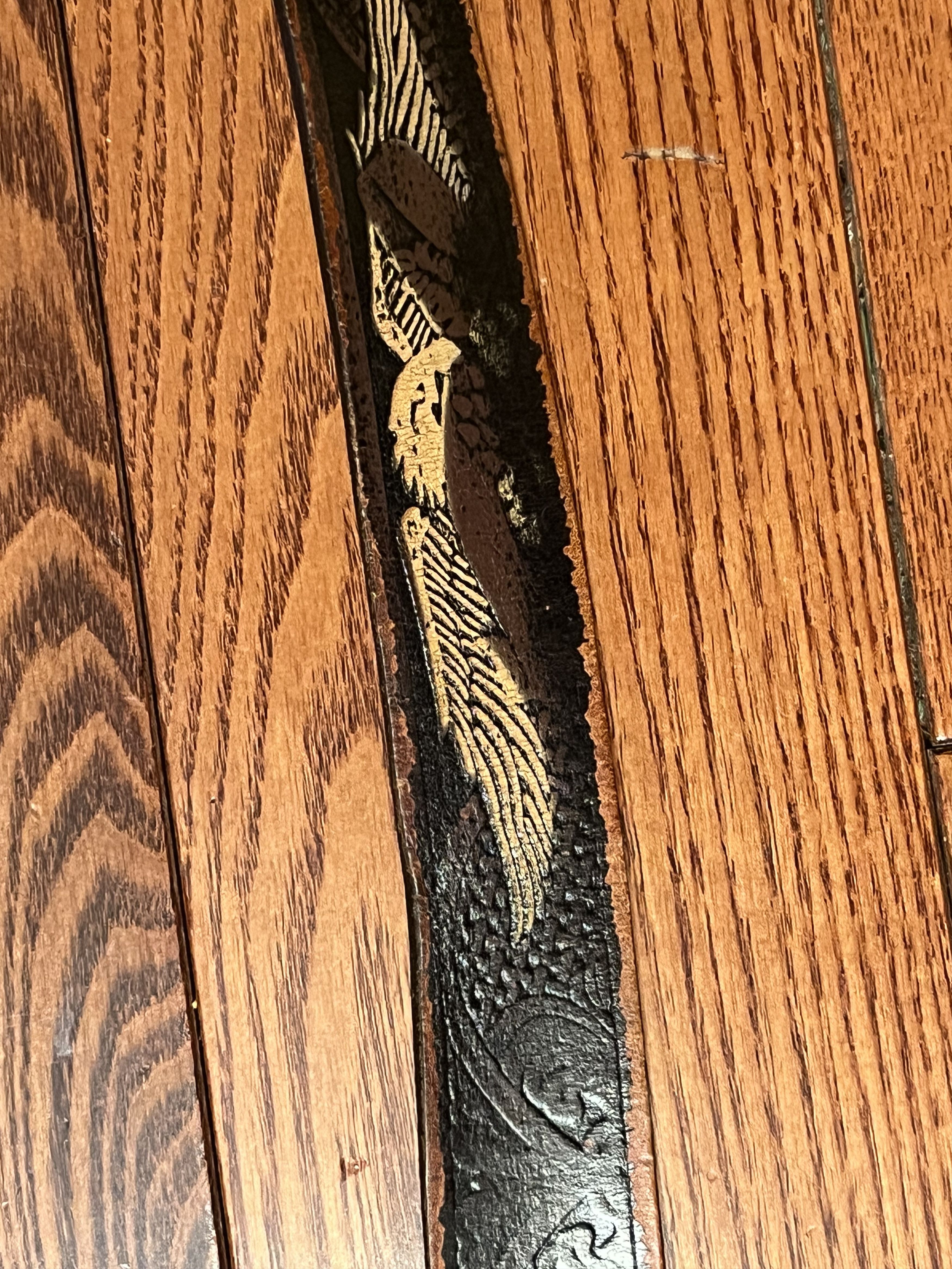 Wrangler Vintage Wrangler Leather Belt with Eagle Design Size XXXL Size 46 - 6 Thumbnail