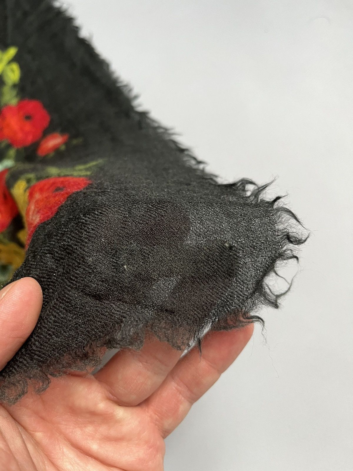 Other Toast Multicolor Floral Mohair Wool Cashmere Scarf Shawl Size ONE SIZE - 9 Thumbnail