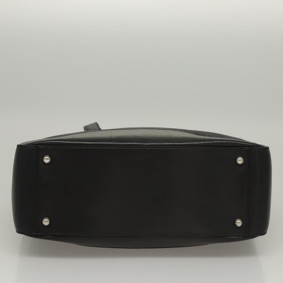 Celine CELINE C Macadam Canvas Hand Bag Black Size ONE SIZE - 9 Thumbnail