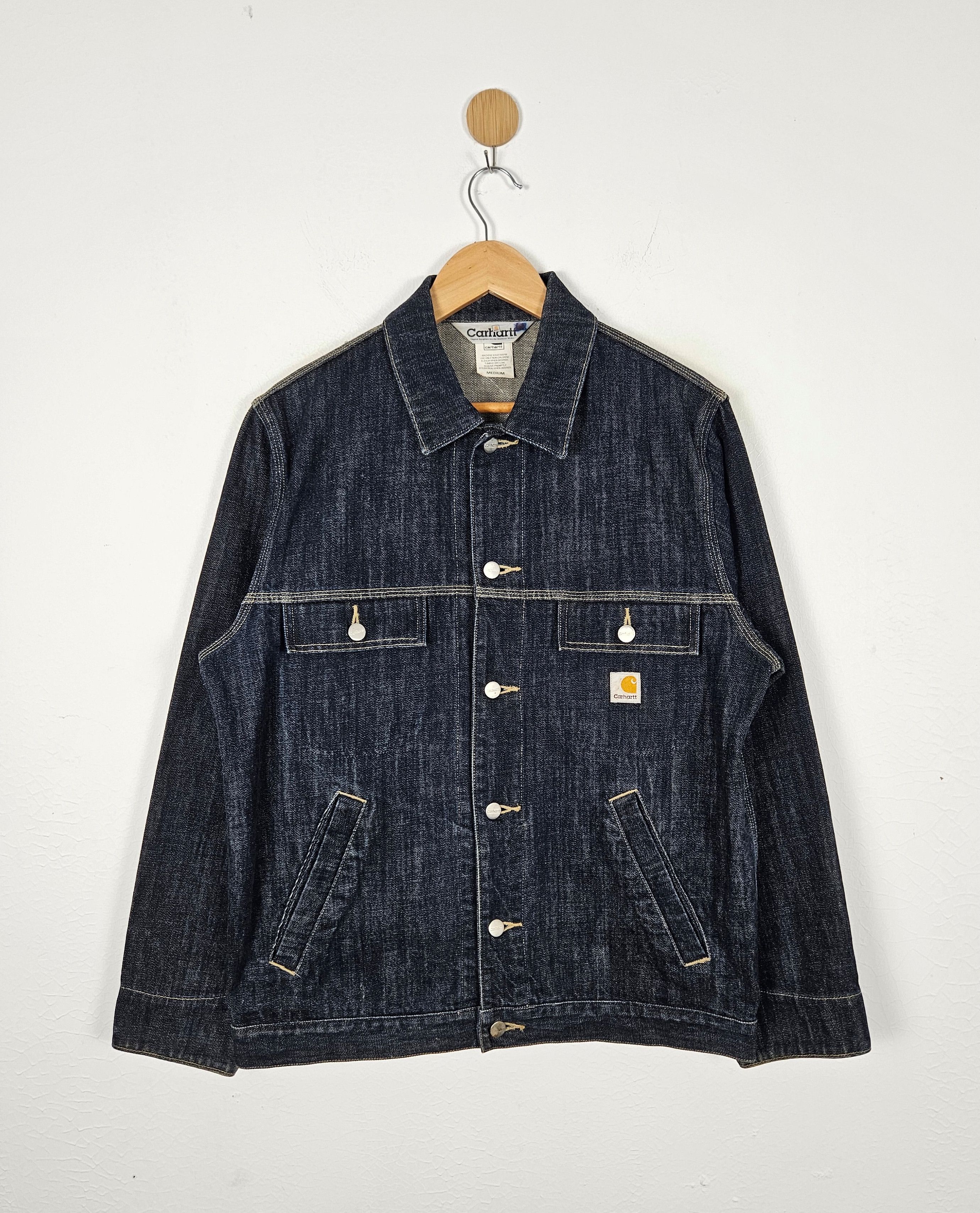 Carhartt Carhartt Denim Farm Chore Jeans Jacket Size US M / EU 48-50 / 2 - 1 Thumbnail