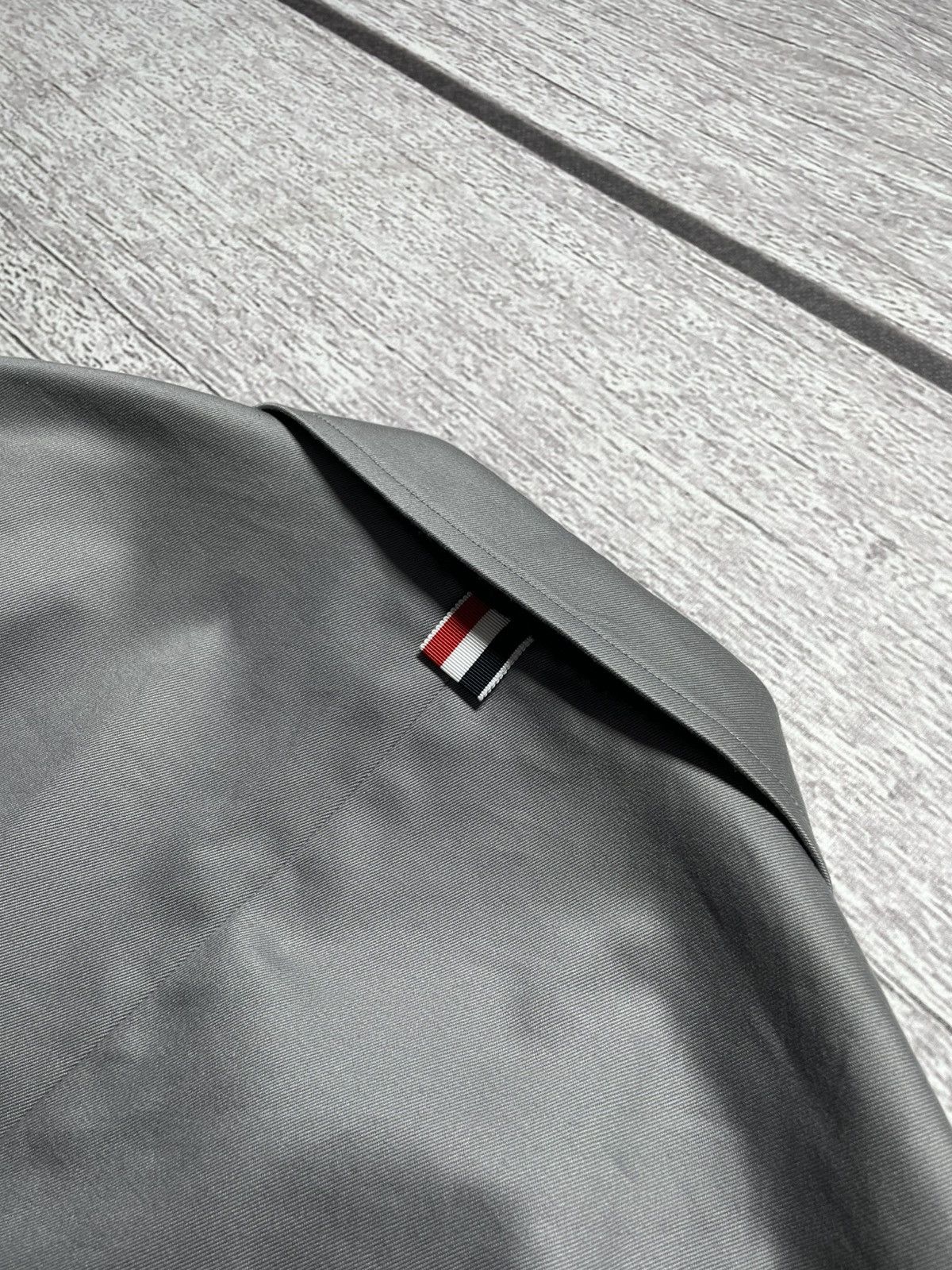 Thom Browne Thom Browne Grey Unconstructed Classic Blazer Size 48R - 7 Thumbnail