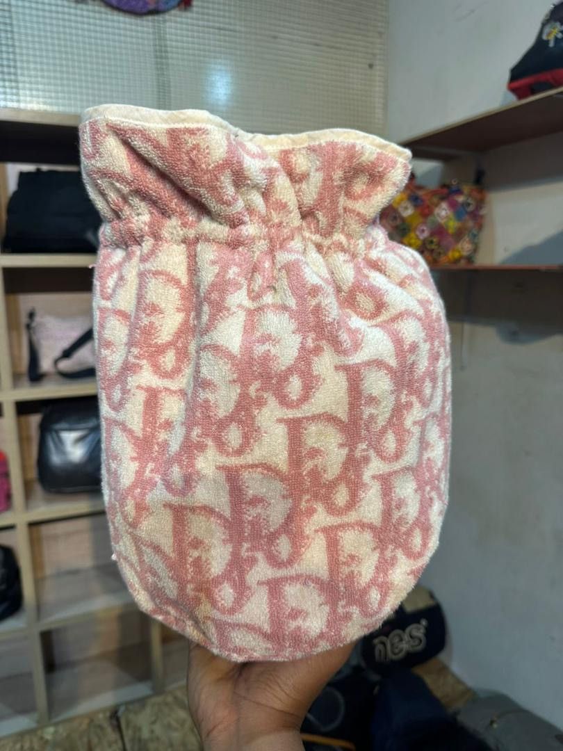 Christian Dior Monsieur Christian Dior Bag Diorissimo Girly Terry Cloth Size ONE SIZE - 16 Thumbnail