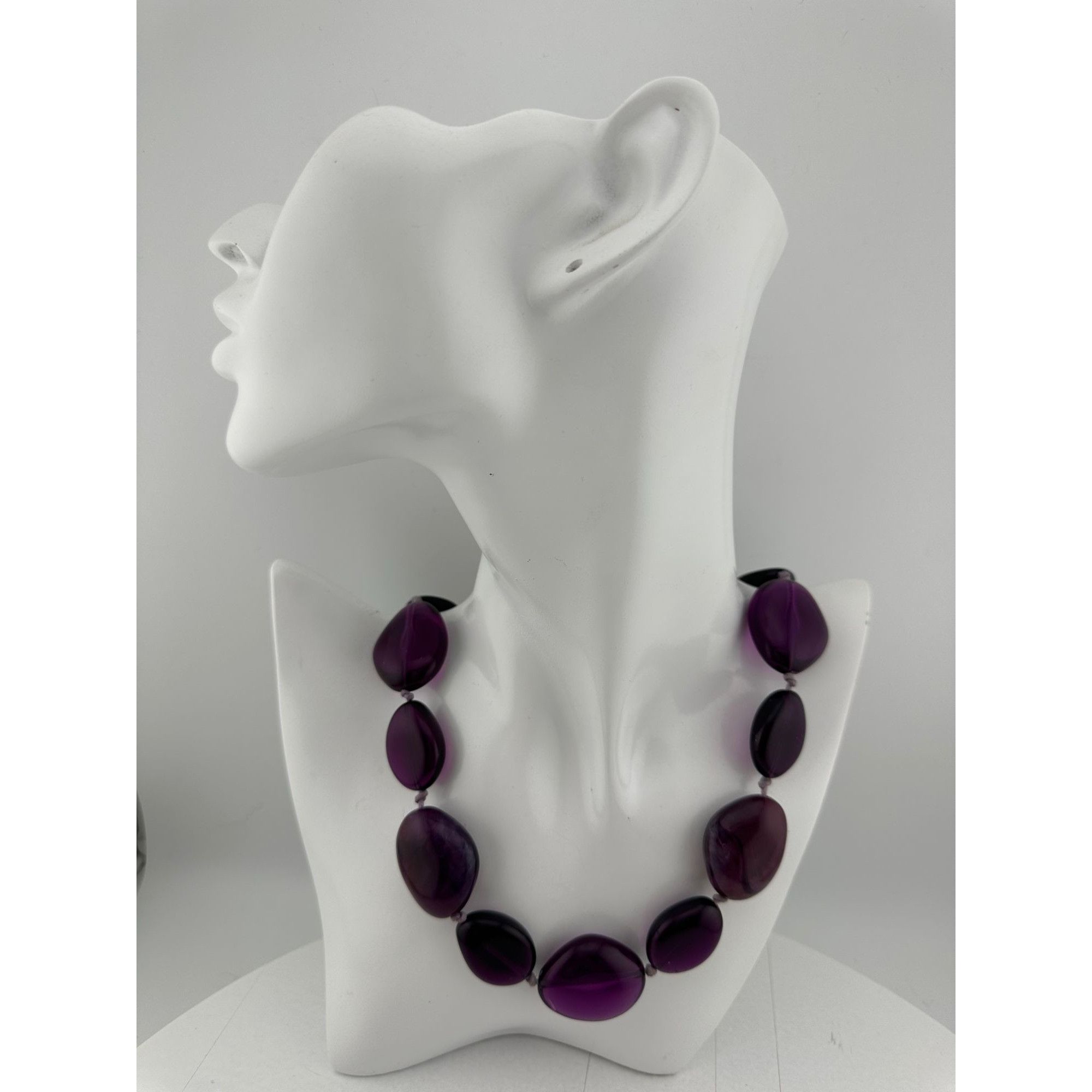 Other Women's Chunky Purple Necklace with Clasp Size ONE SIZE - 2 Thumbnail