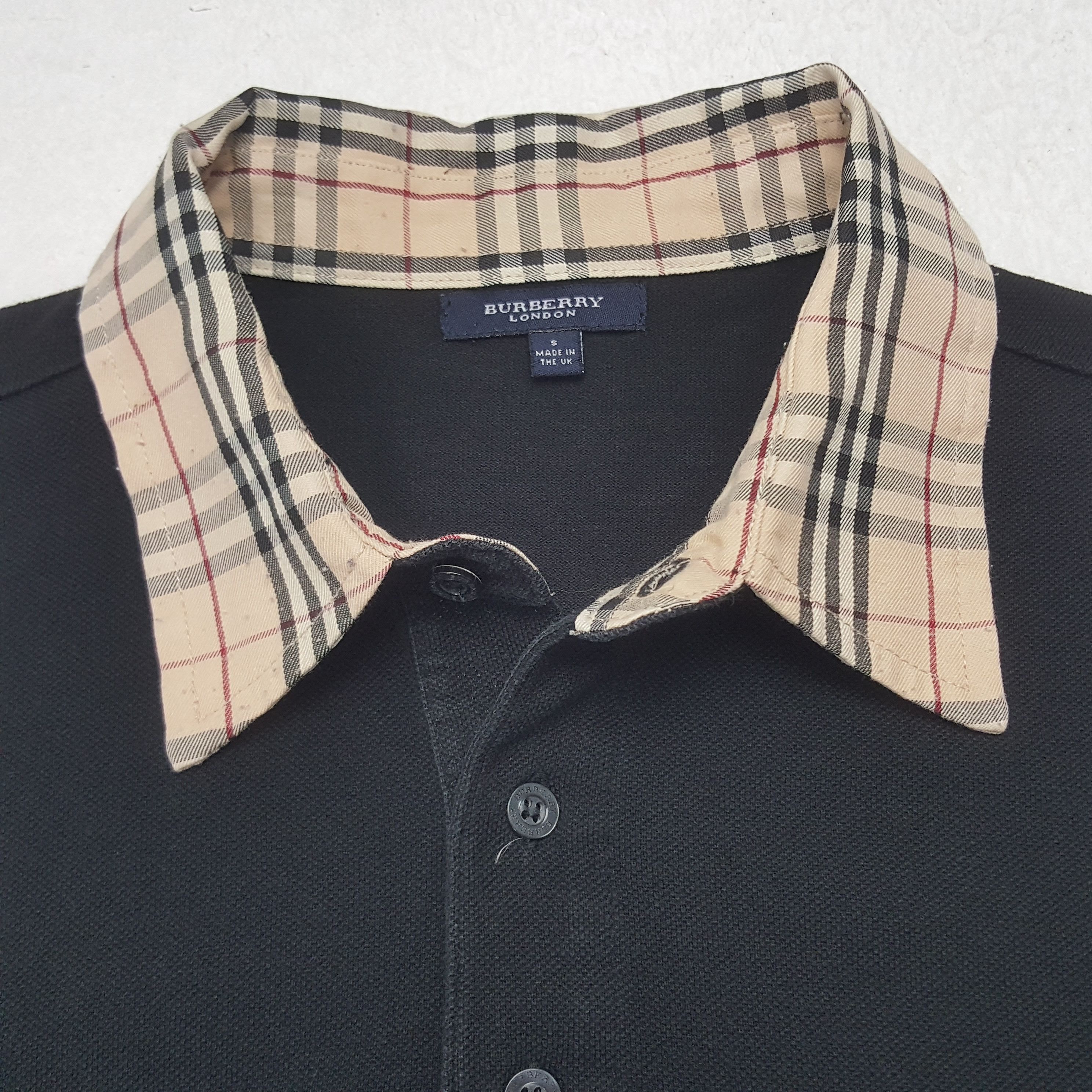 Burberry × Vintage Vintage Burberry London Nova Check Polos C285N17 Size US M / EU 48-50 / 2 - 4 Thumbnail