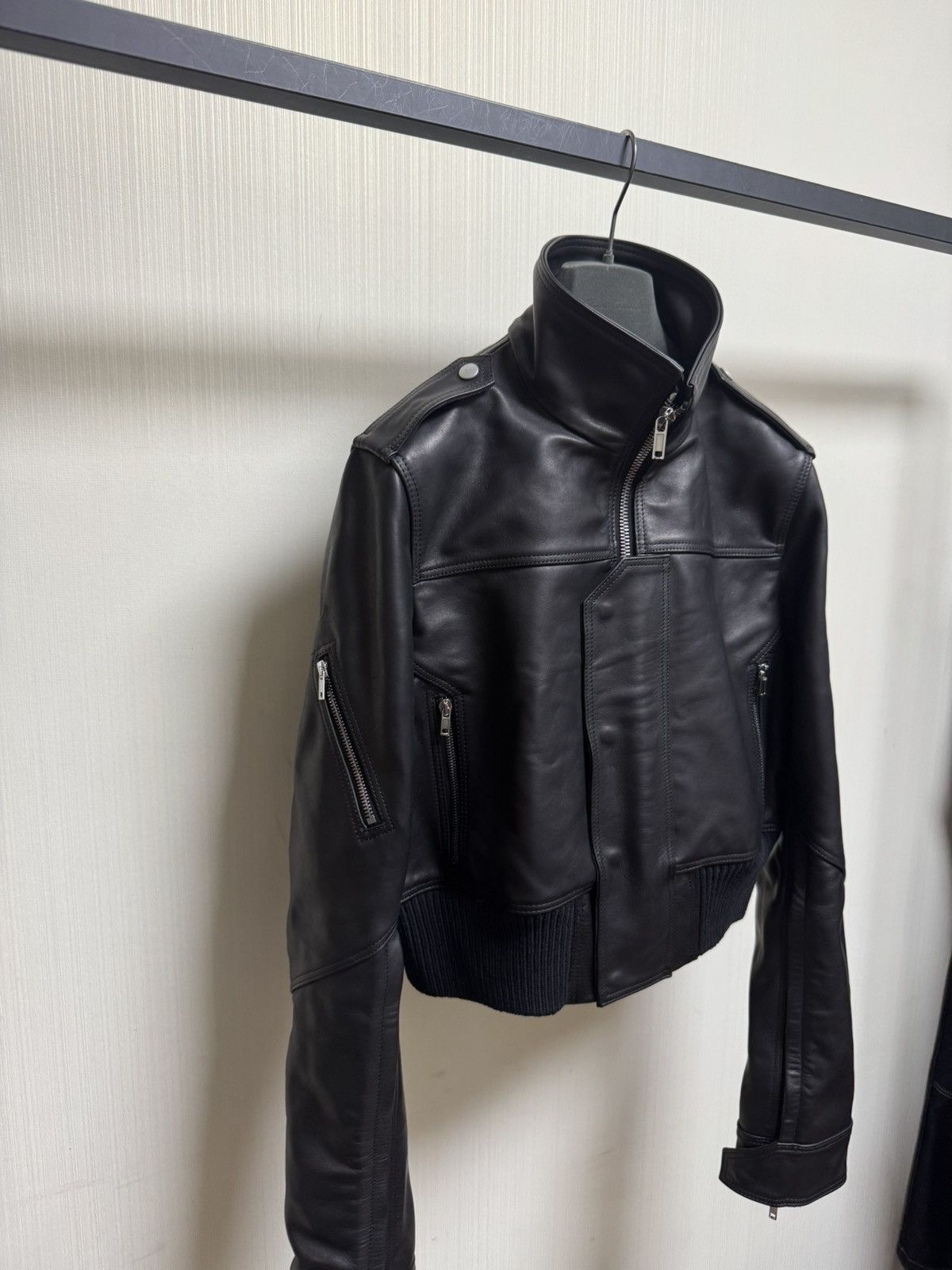 Rick Owens Rick owens 26SS RL01F2719 LHOSJP Leather jacket Size US M / EU 48-50 / 2 - 3 Thumbnail