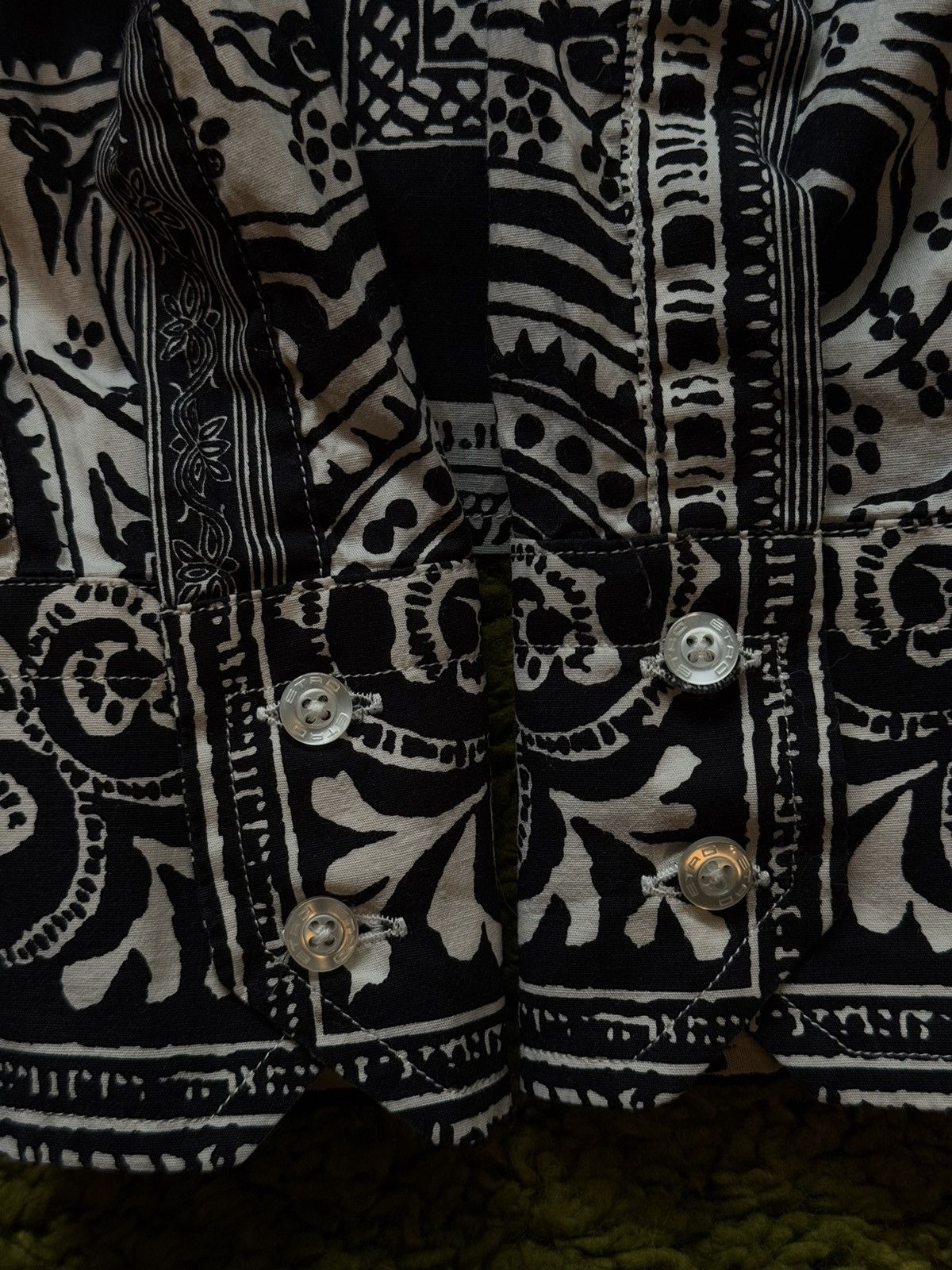 Designer × Etro Etro iconic graphic bandana pattern shirt blouse Size M / US 6-8 / IT 42-44 - 4 Thumbnail