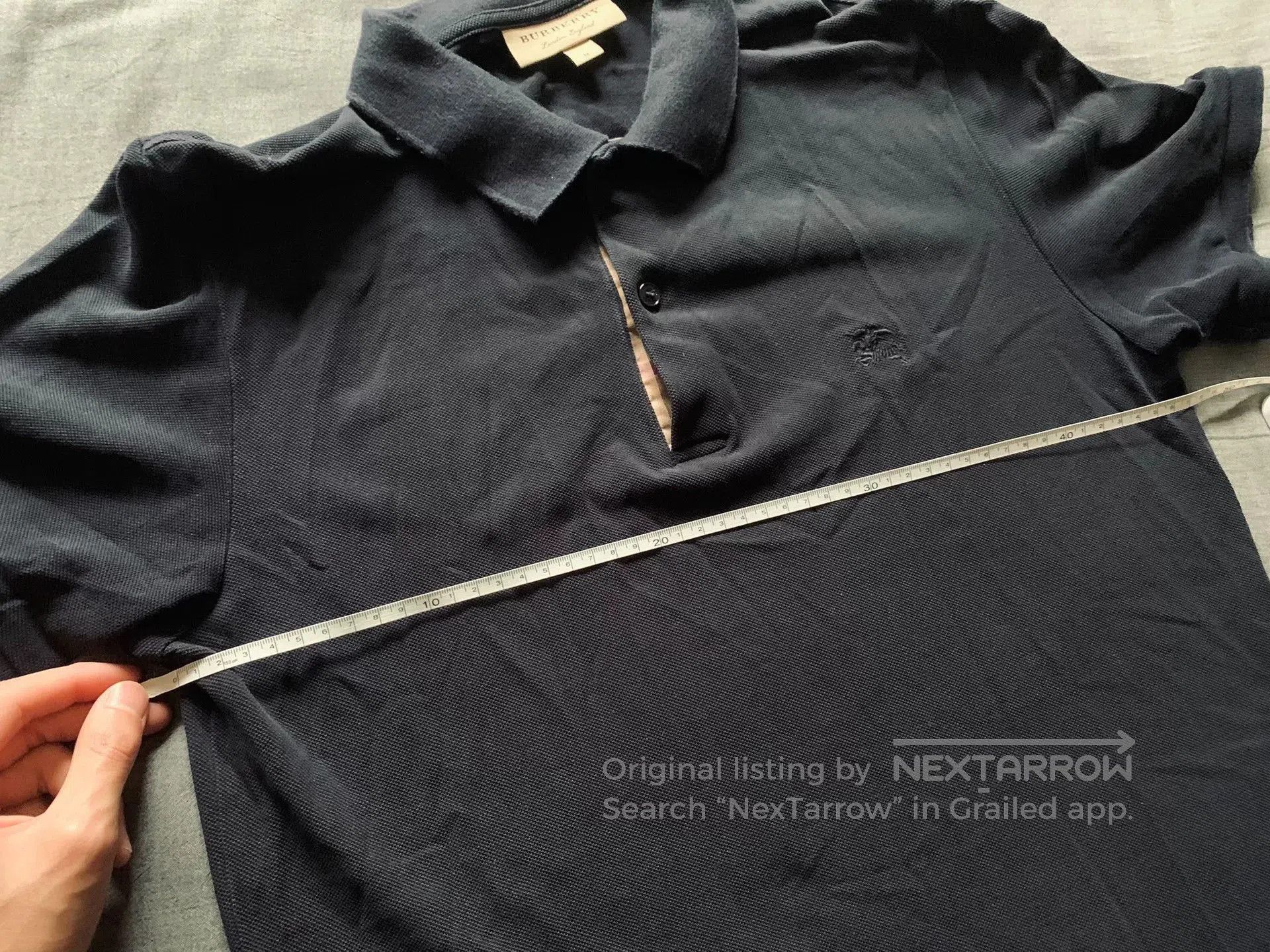 Burberry Burberry War Horse Embroidery Navy Polo. Size US M / EU 48-50 / 2 - 7 Thumbnail