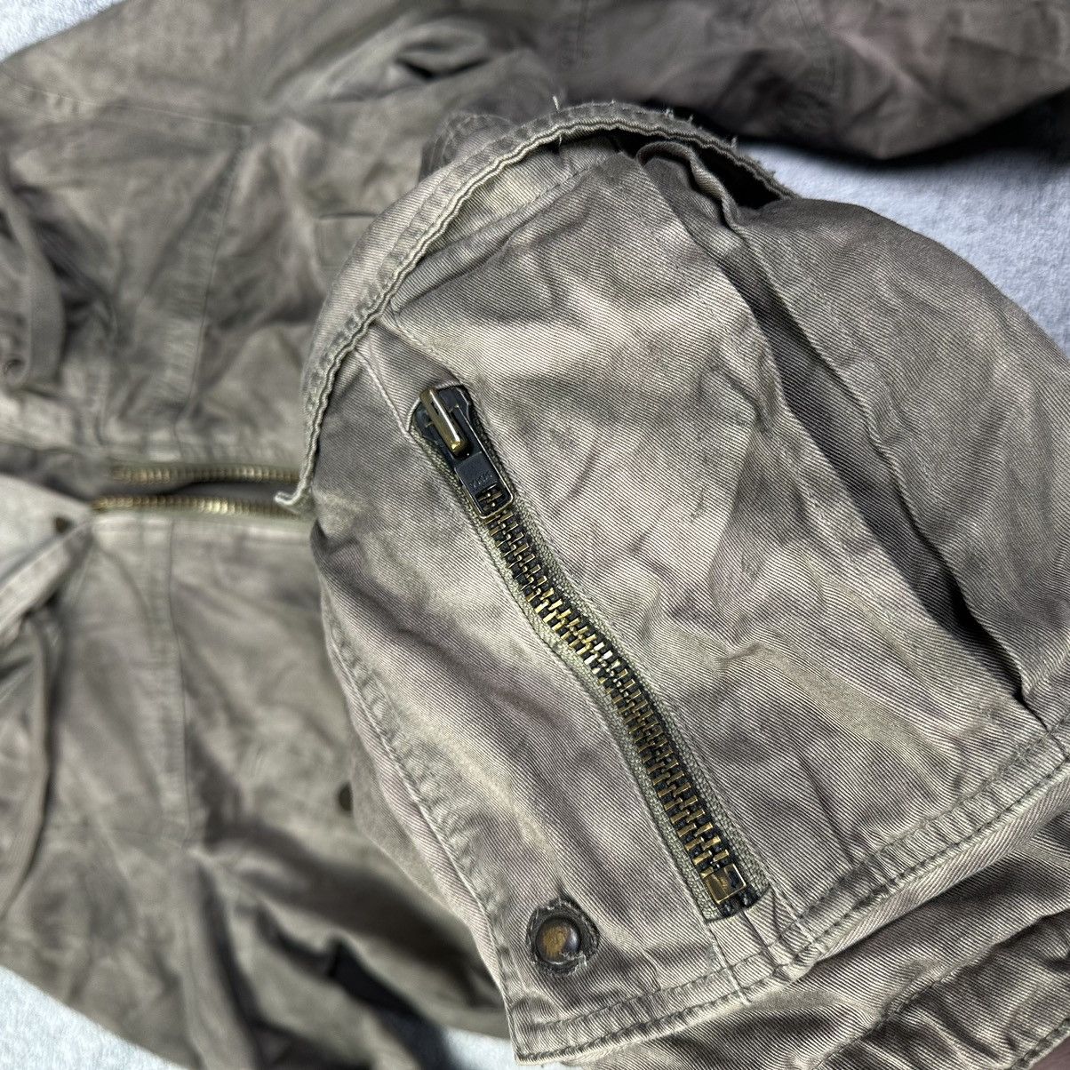 Allsaints AllSaints Parka Jacket Gray Faded Avant Garde Size US M / EU 48-50 / 2 - 16 Thumbnail