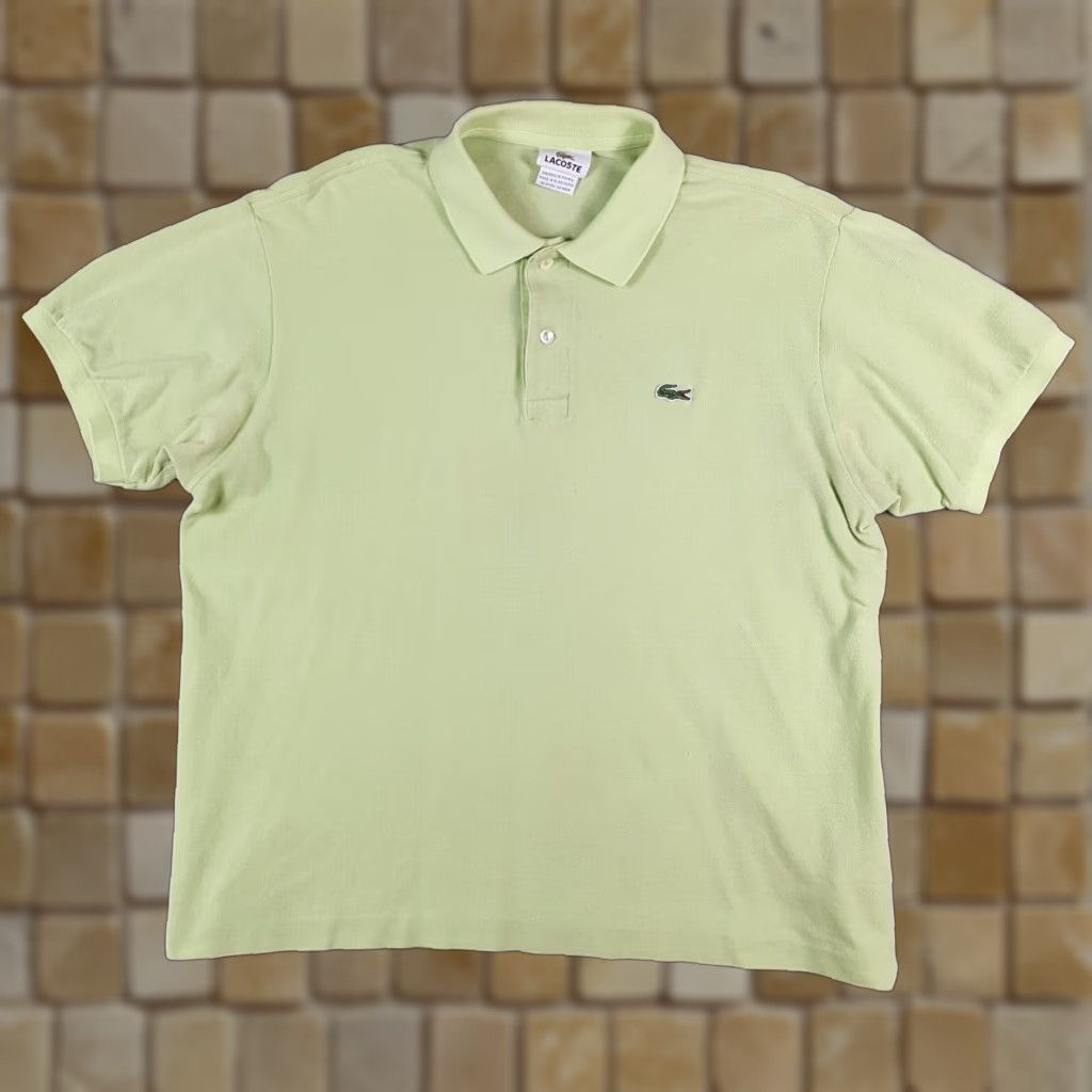 Lacoste VINTAGE Lacoste Polo Shirt Men Large Green Short Sleeve Casual Golf Preppy 90s Size US S / EU 44-46 / 1 - 1 Thumbnail