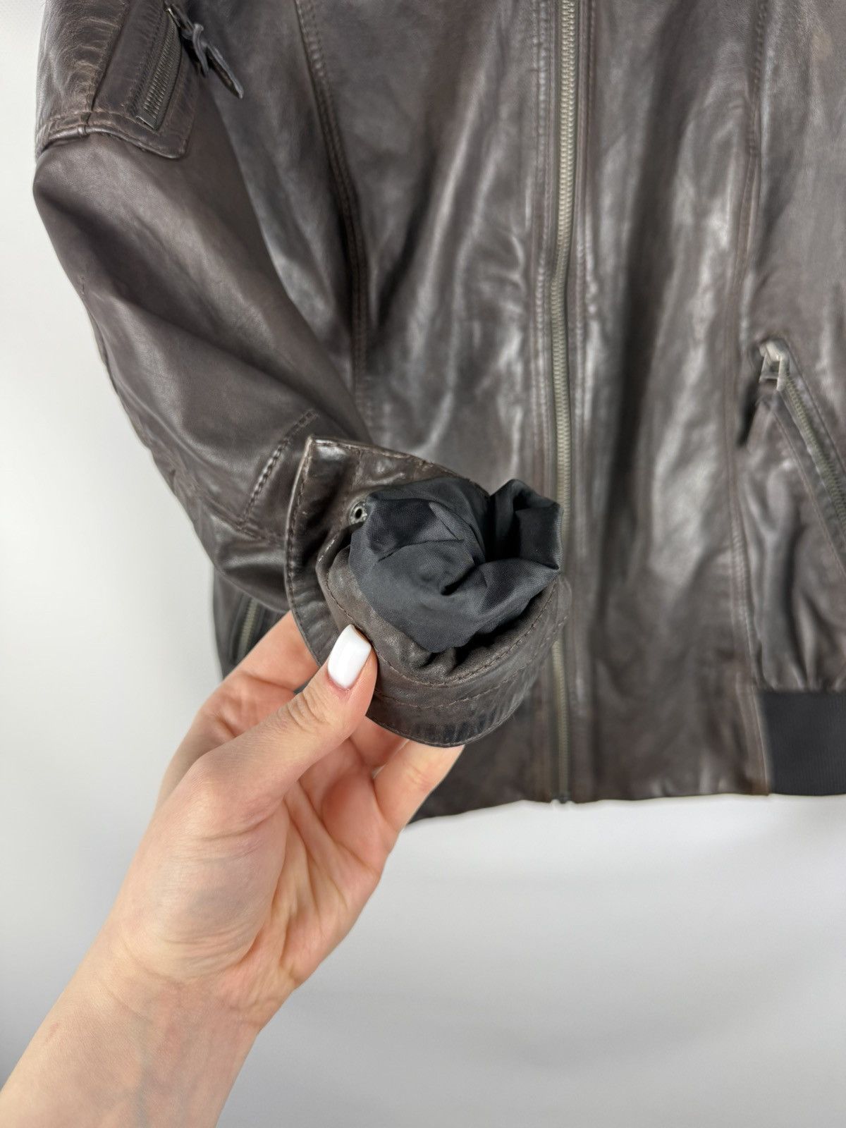 BMW BMW Motorrad Ladies Lamb Leather Motorcycle Jacket Size M Size M / US 6-8 / IT 42-44 - 11 Thumbnail
