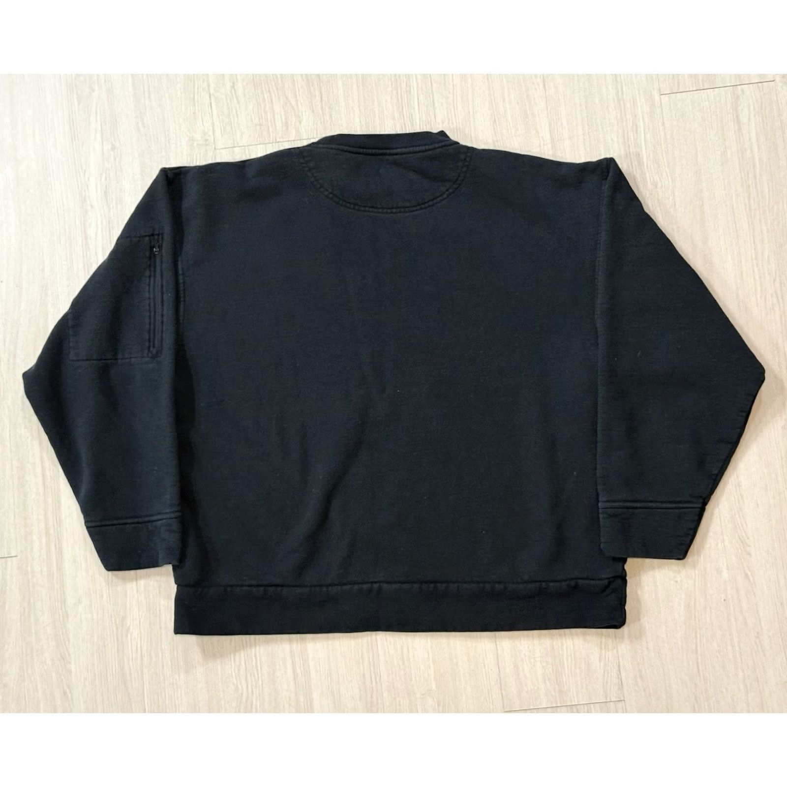 Vintage VINTAGE 90s Romeo Y Julieta Promo Crewneck Sweatshirt XL Black Cotton Fleece Logo Embroidered Pockets Mens Size US XL / EU 56 / 4 - 2 Thumbnail