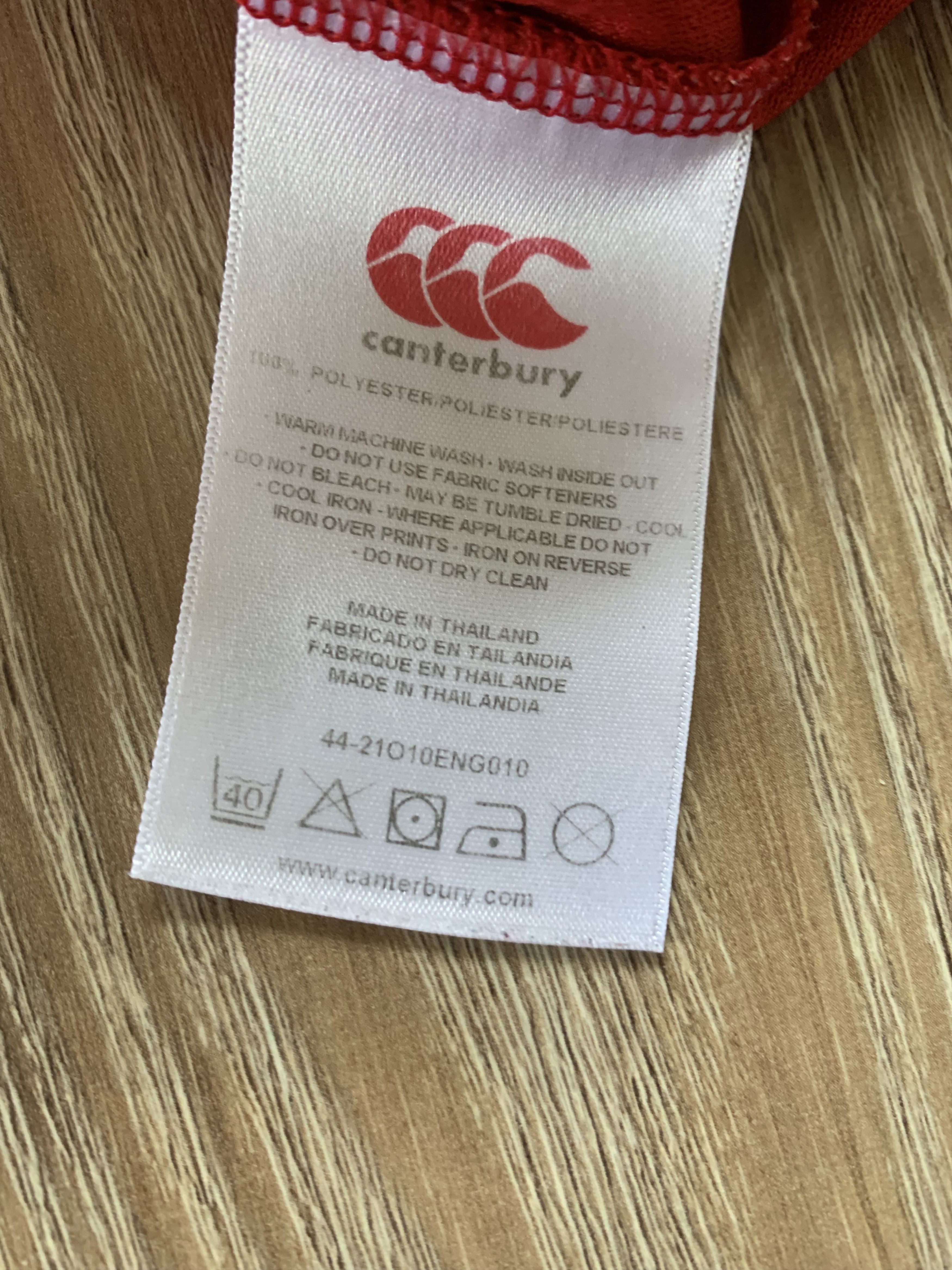 Canterbury of New Zealand Canterbury England Rugby Training Sleeveless T Size US M / EU 48-50 / 2 - 10 Thumbnail