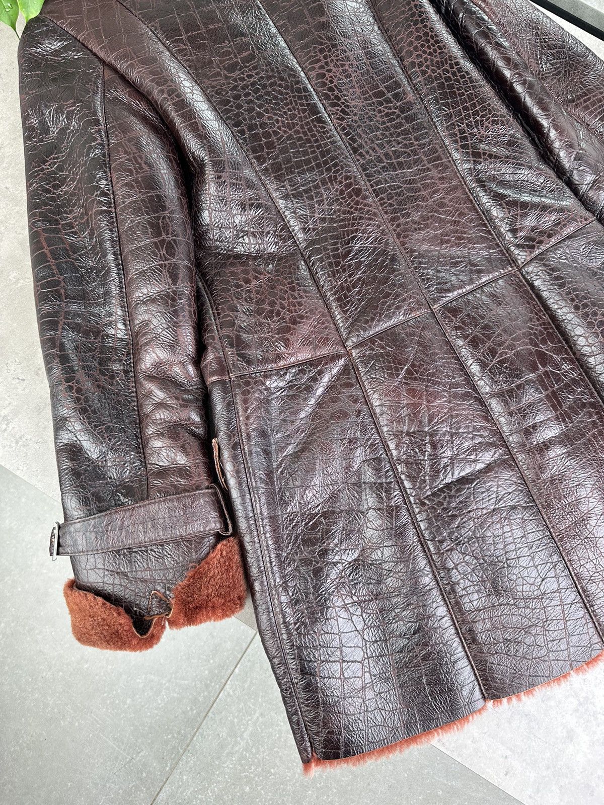 Japanese Brand Vintage Sheepskin Coat Size S / US 4 / IT 40 - 11 Thumbnail