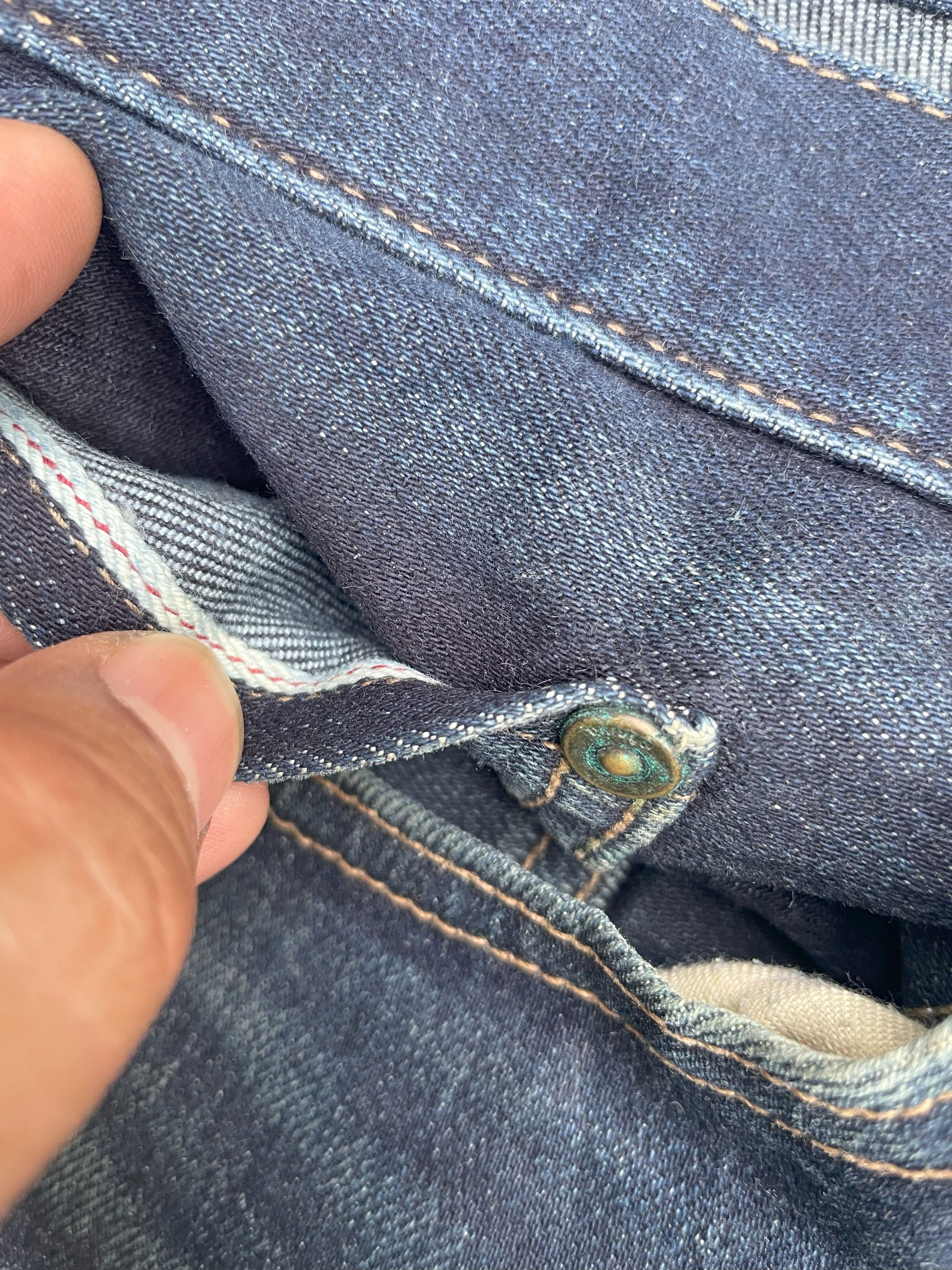 Japanese Brand Uniqlo Redline Selvedge Denim Size US 38 / EU 54 - 5 Thumbnail