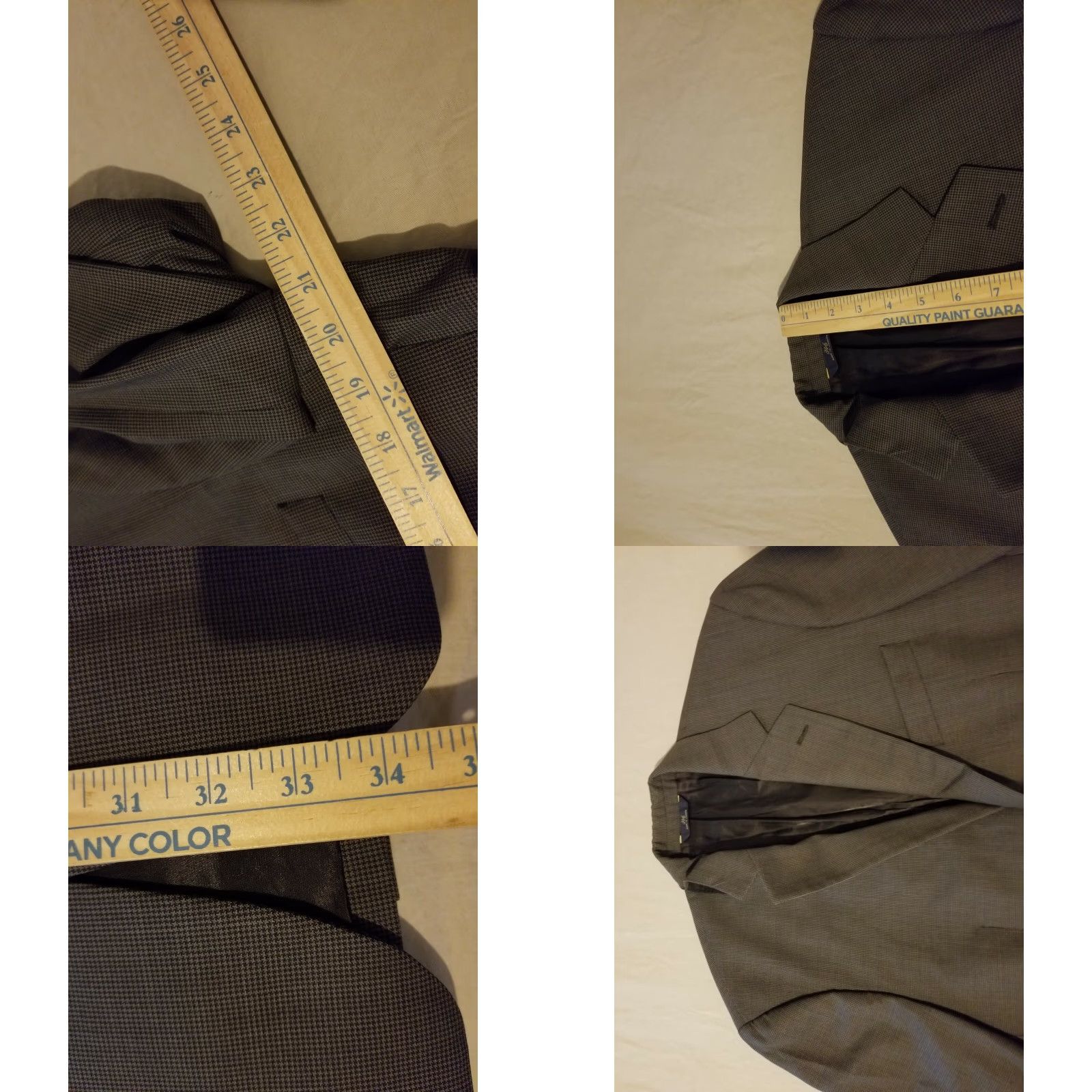 Brooks Brothers Brooks Brothers Mens Wool 3-in-1 Jacket Gray 40L Blazer Jacket Size 40R - 8 Thumbnail