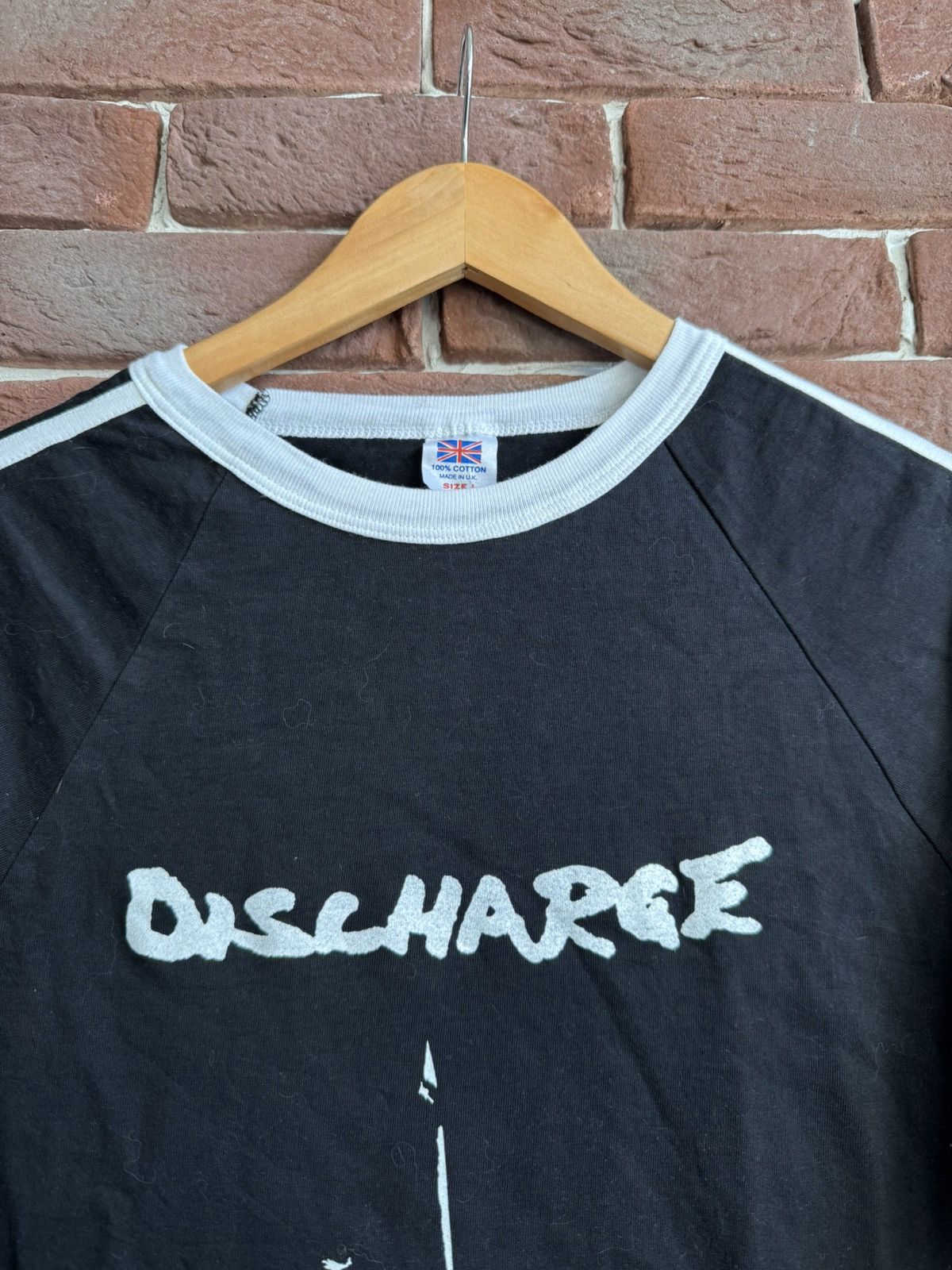 Band Tees Vintage 90s Rare Discharge Never Again Hardcor Punk Band Tee Size US L / EU 52-54 / 3 - 4 Thumbnail