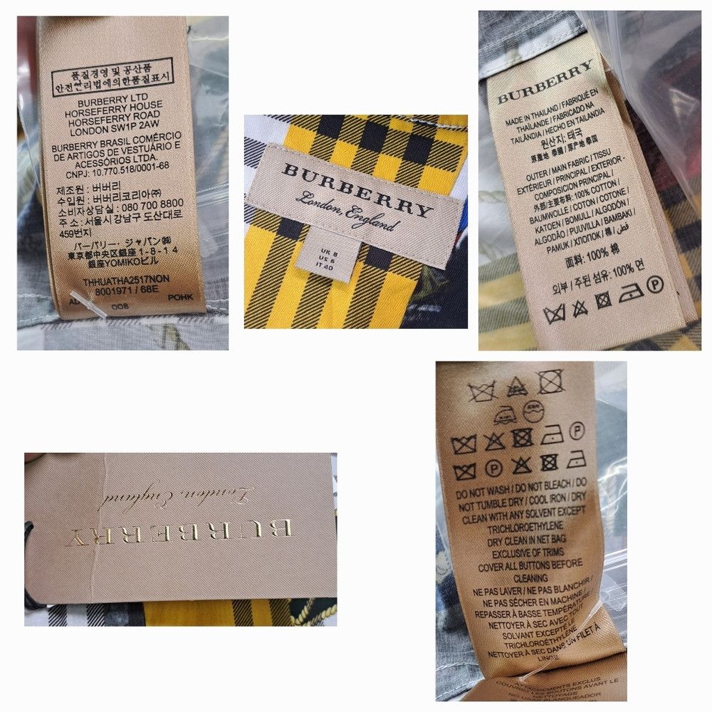 Burberry NWT Burberry Women's Shirt Button Up Dress Shirt Check Fie Size M / US 6-8 / IT 42-44 - 3 Thumbnail
