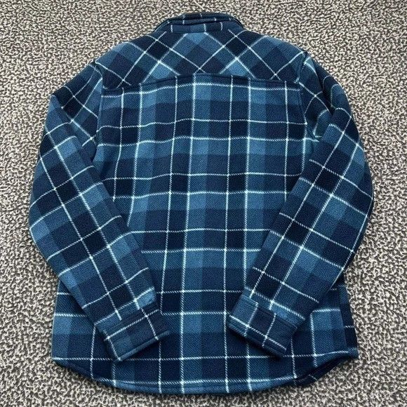 Voyage Voyager Shacket Men Blue Flannel Plaid Fleece Lined M Size US M / EU 48-50 / 2 - 2 Thumbnail
