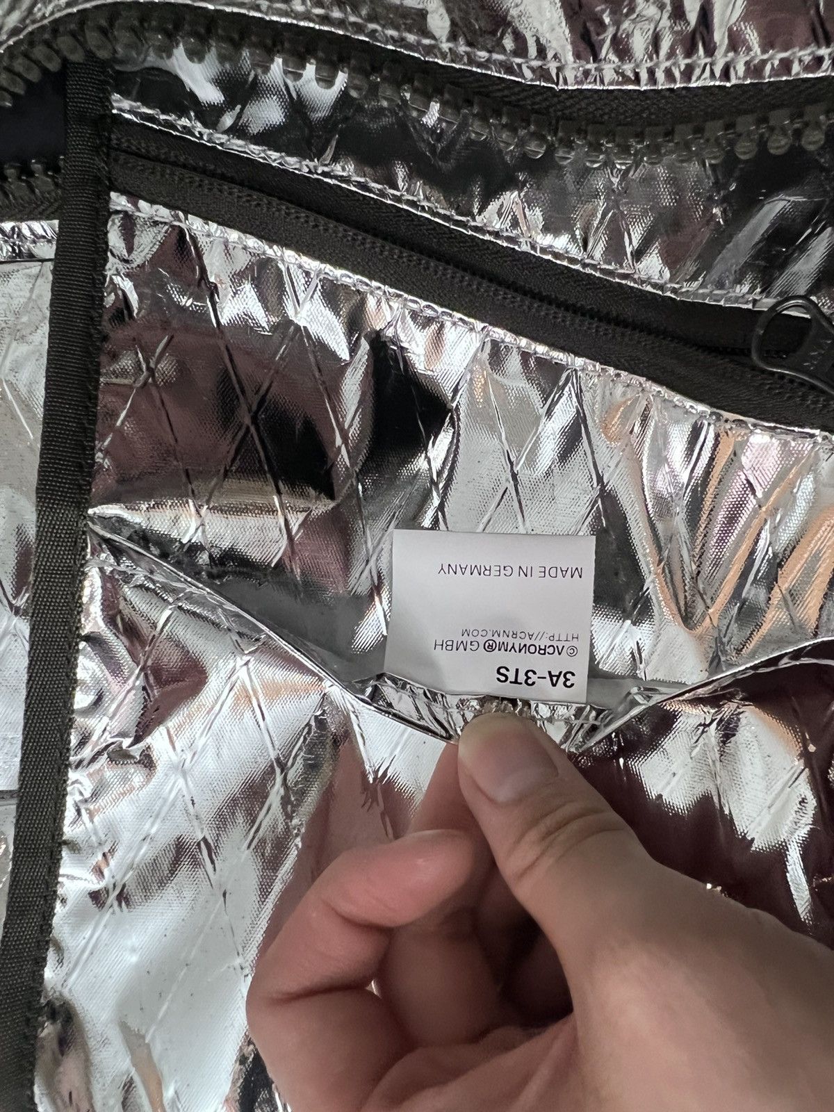 Acronym 3A-3TS & 3A-MZ3 Silver Foil Size ONE SIZE - 10 Thumbnail