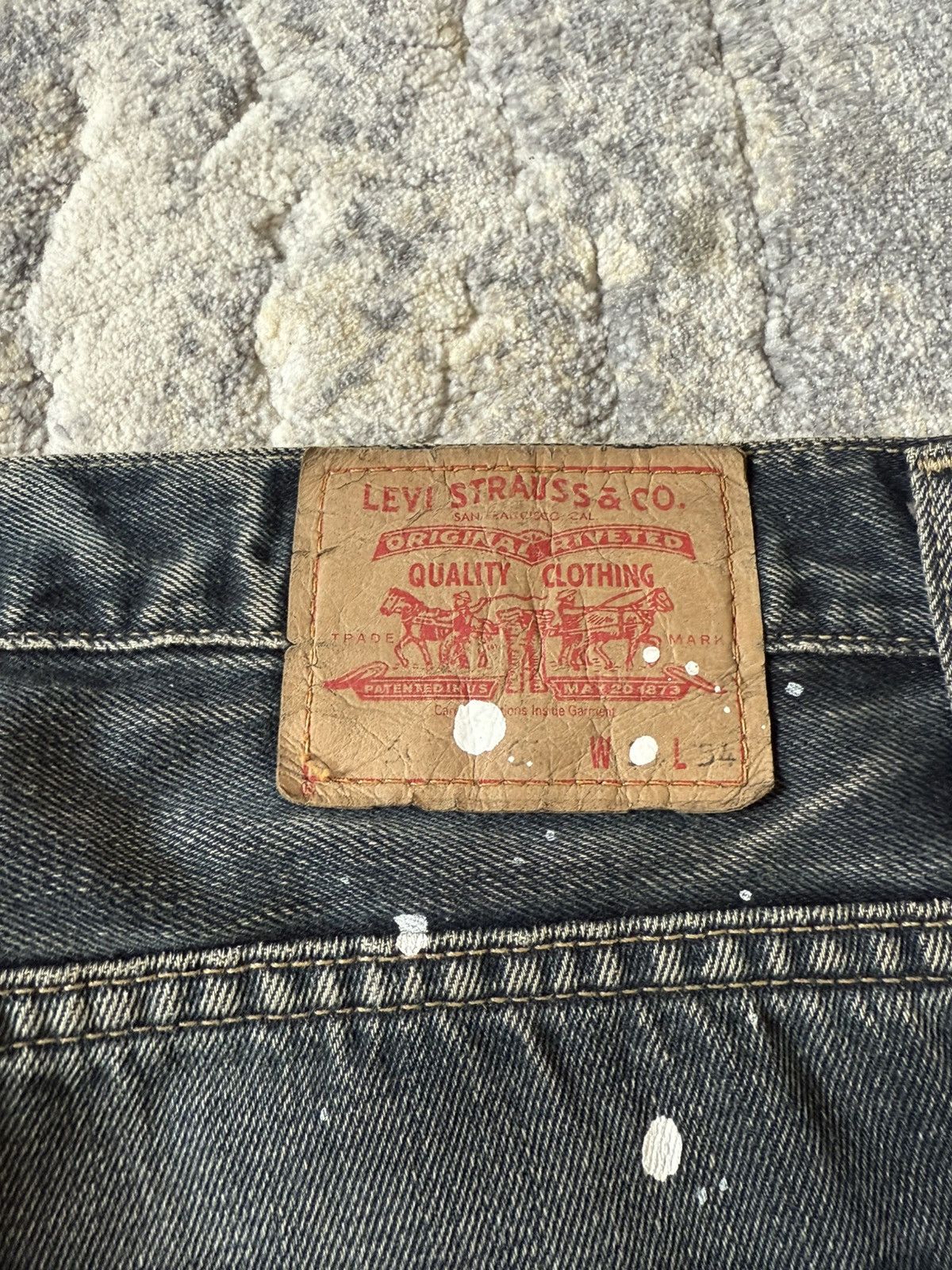 Levi's Rare Levis 517 Distressed Boro Shadow Fade Flared Jeans Size US 34 / EU 50 - 21 Thumbnail
