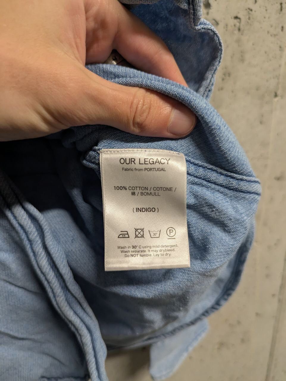 Designer × Our Legacy Vintage Our Legacy indigo shirt Size US M / EU 48-50 / 2 - 5 Thumbnail