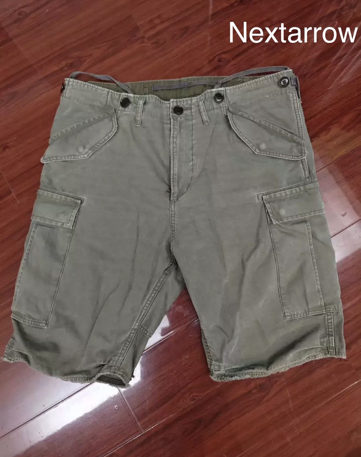 VISVIM SPOT JUMBO EIGER SANCTION SHORTS