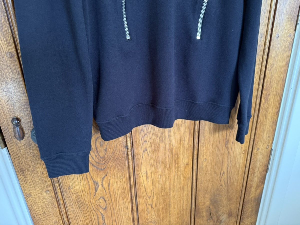 Saint Laurent Paris FW13 Saint Laurent zip crew neck sweater Hedi Slimane grail Size US L / EU 52-54 / 3 - 14 Thumbnail