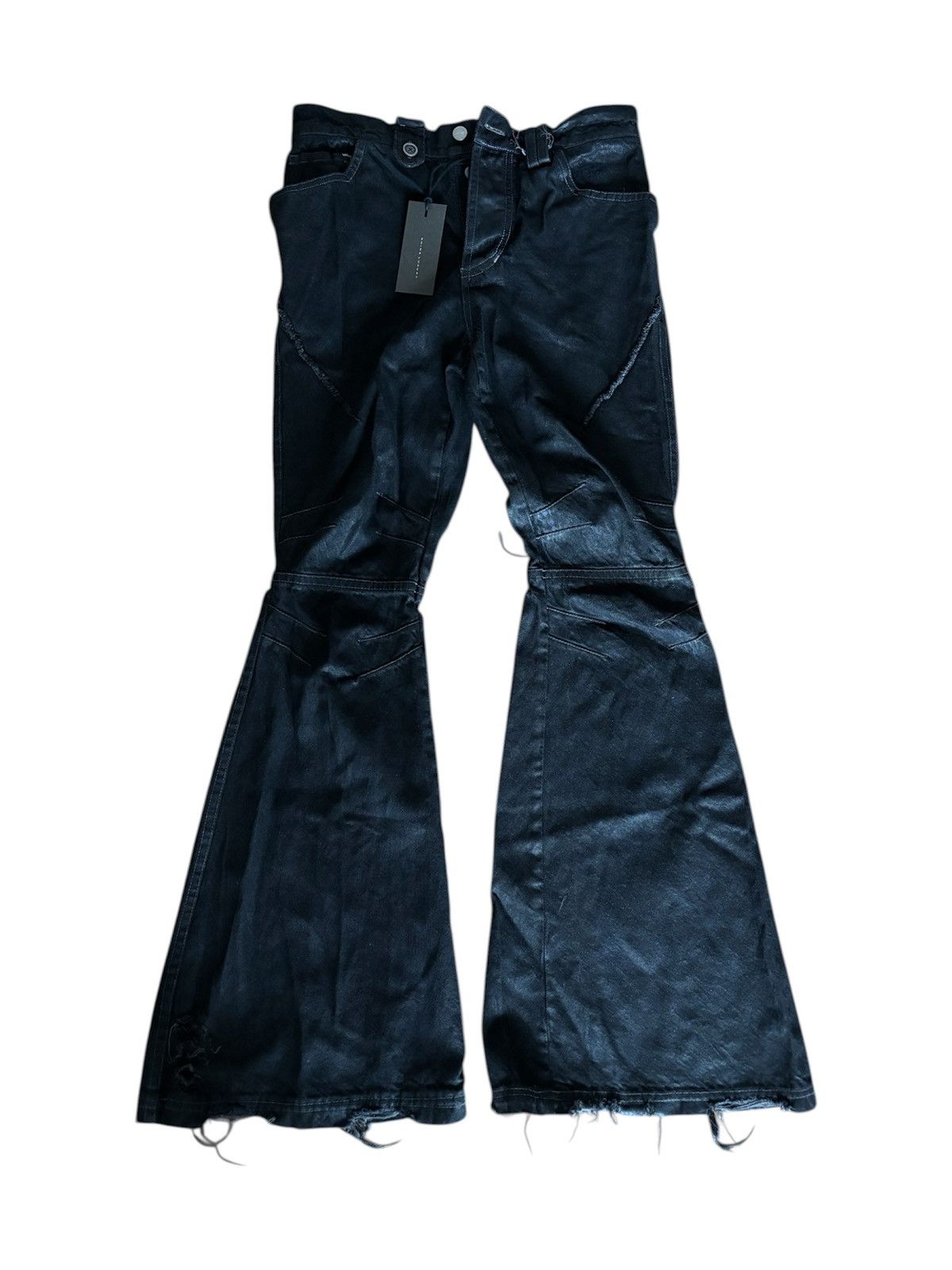 SHINE LUXURY SHINE LUXURY STUDIOS "MORGENSTAR" INSERTED FLARED PANTS Size US 32 / EU 48 - 1 Thumbnail