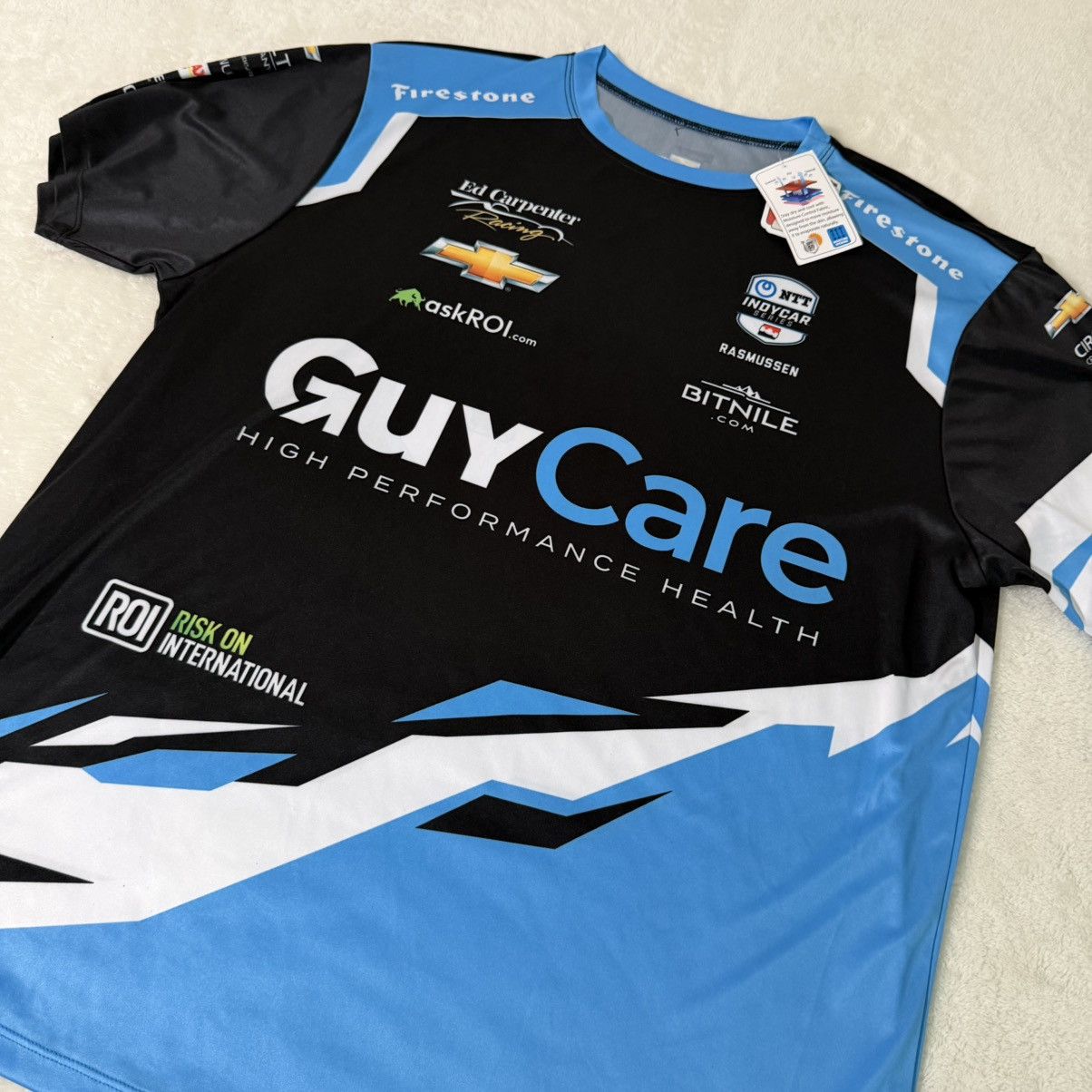 NASCAR NWT Indycar Racing Jersey Size US XL / EU 56 / 4 - 3 Thumbnail