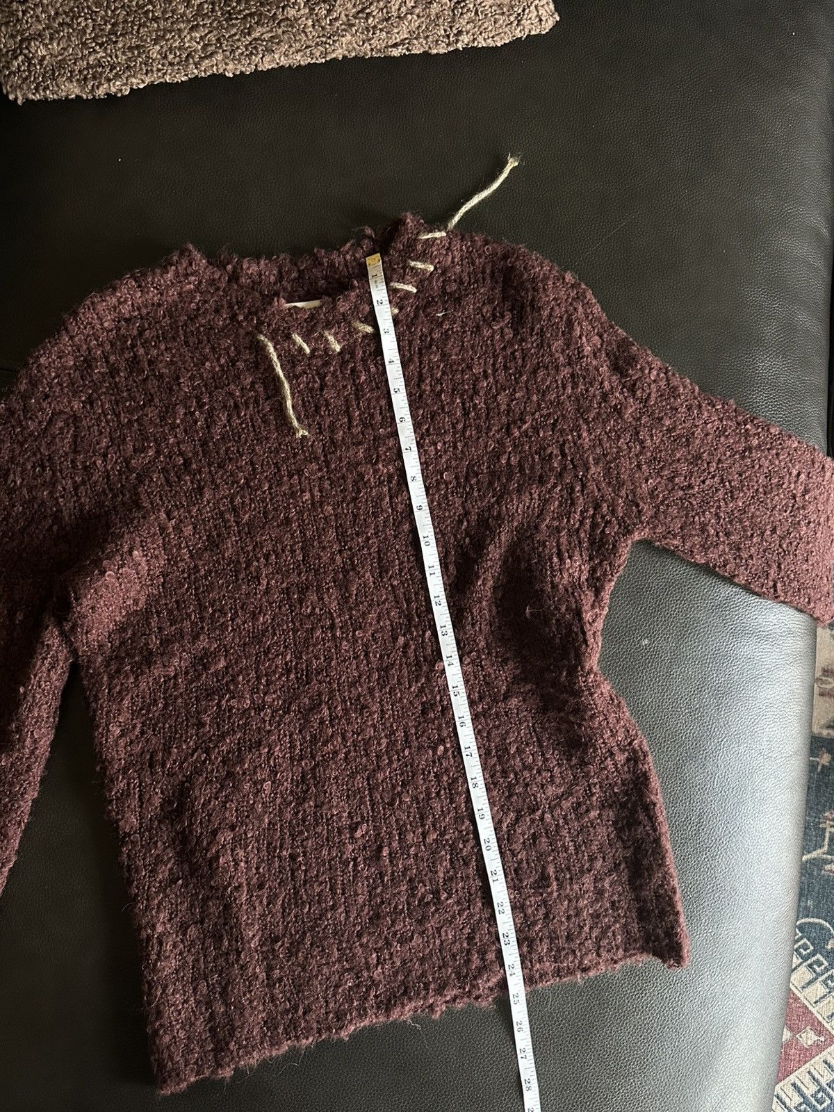 Namacheko Namacheko M Chestnut Brown Maroon Wool Hankford Crewneck Size US M / EU 48-50 / 2 - 7 Thumbnail