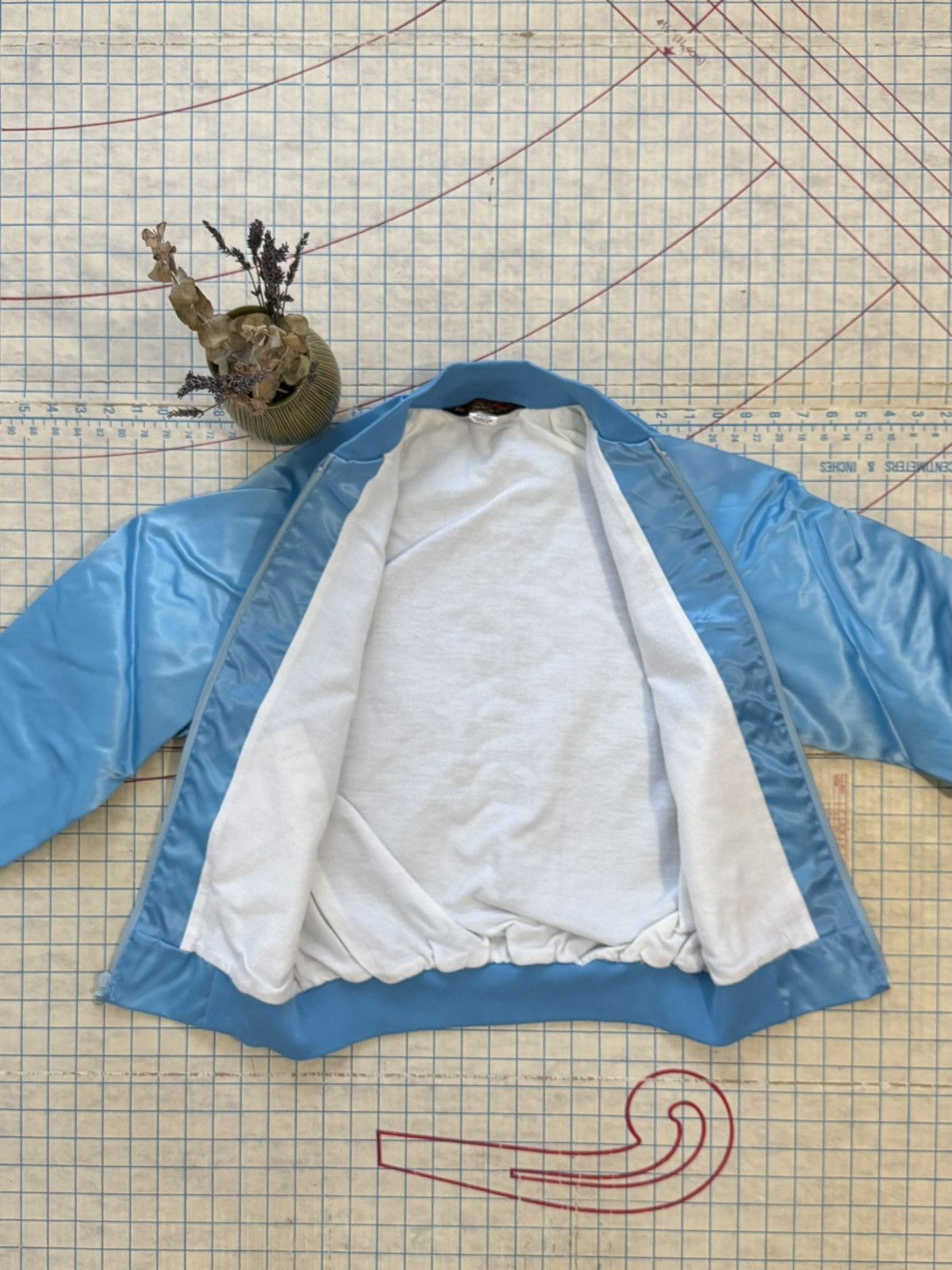 Ford × Mustang × Vintage Vintage Ford Mustang Baby Blue Bomber Jacket Size Small Size US S / EU 44-46 / 1 - 10 Thumbnail