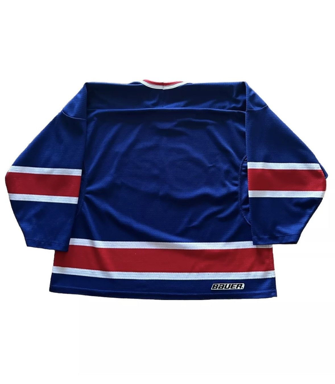 Eddie Bauer × Vintage Vintage 90s Labatt Blue Beer Mesh Promo Maple Hockey Jersey Size US XL / EU 56 / 4 - 2 Thumbnail
