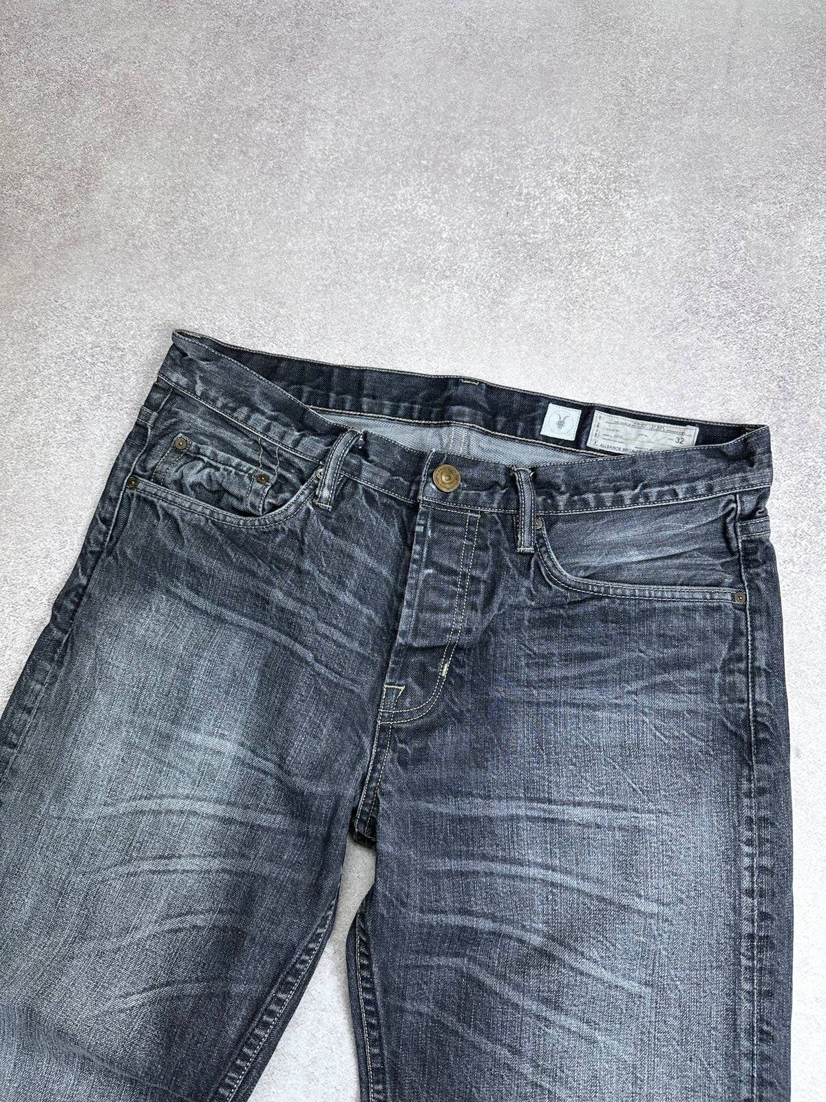 Allsaints Allsaints Grey Baggy Perfect Denim Jeans 32 M Size US 32 / EU 48 - 5 Thumbnail