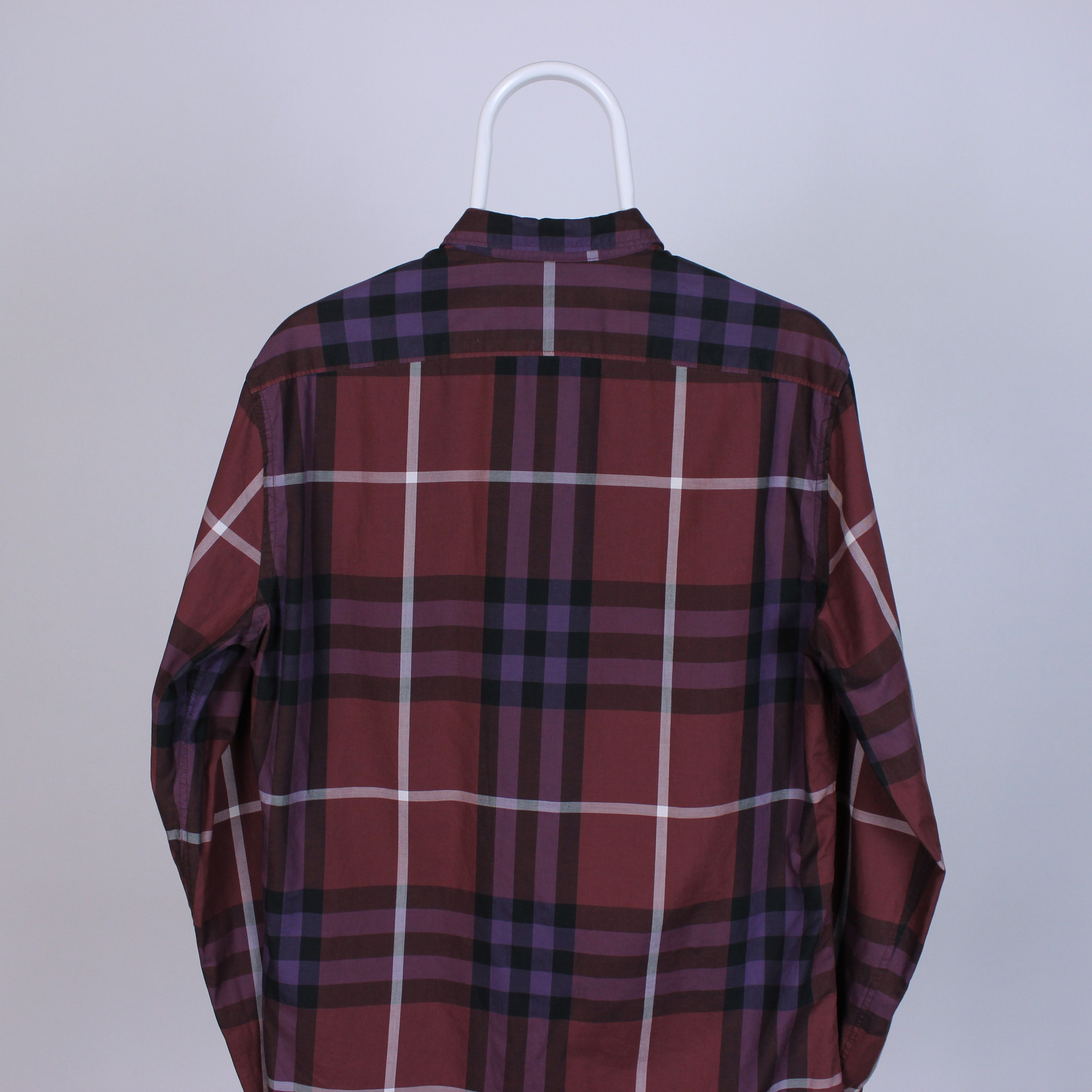Burberry Burberry vintage button Ups shirt nova purple M cotton Size US M / EU 48-50 / 2 - 4 Thumbnail