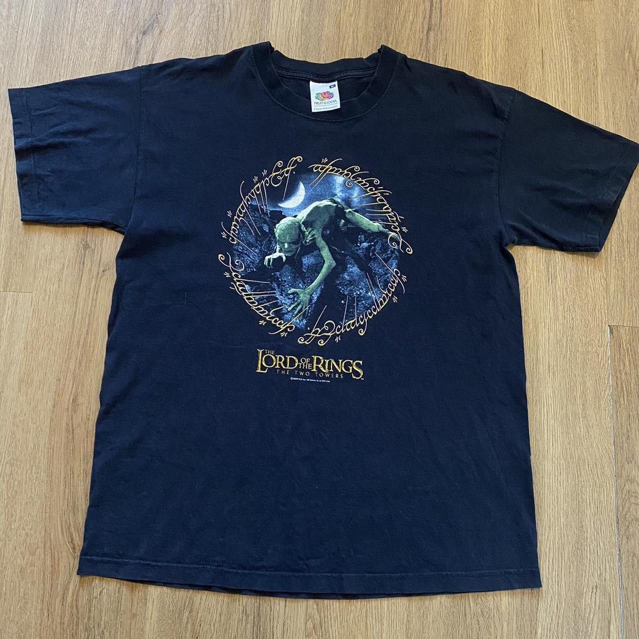 Fruit Of The Loom 2002 Two Towers Lord of the Rings Gollum black Size US M / EU 48-50 / 2 - 1 Thumbnail