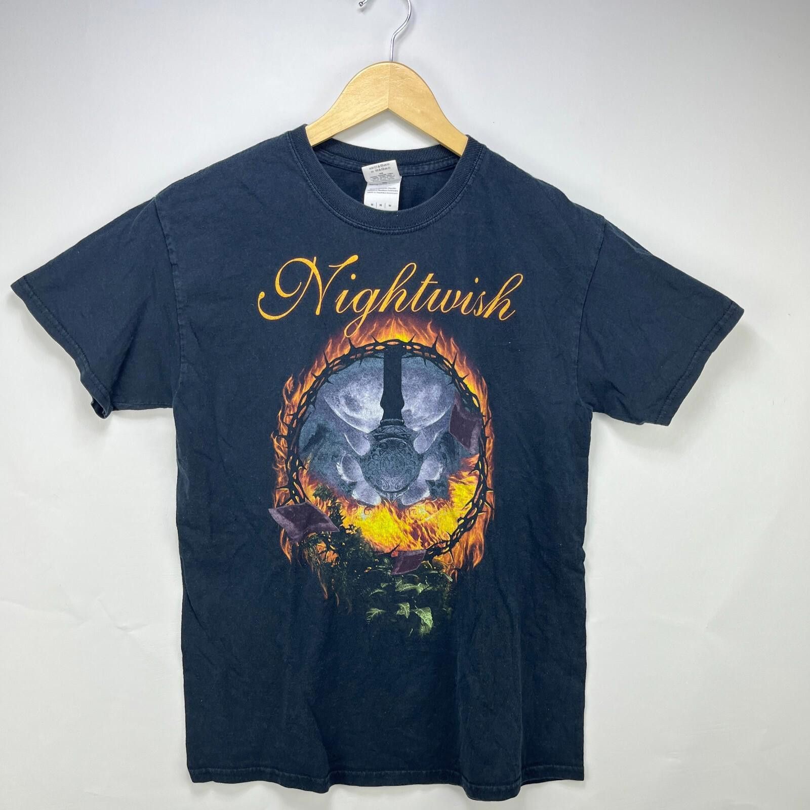 Vintage Vintage Nightwish Metal Band T-Shirt Medium Size US M / EU 48-50 / 2 - 1 Thumbnail