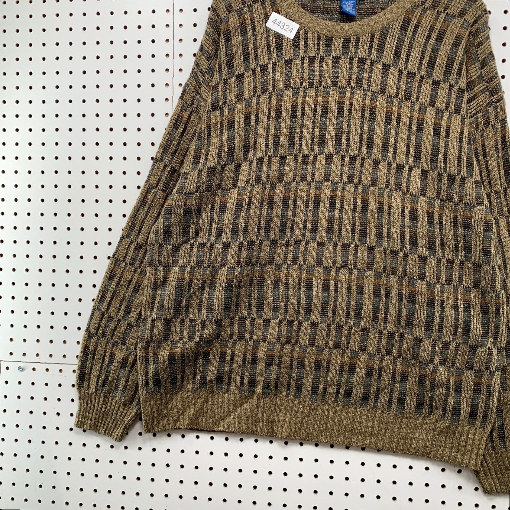 Vintage Vintage Towncraft 3d Kntit Sweater Mens 2XL Tall Brown Acrylic Made Taiwan Size US XXL / EU 58 / 5 - 3 Thumbnail