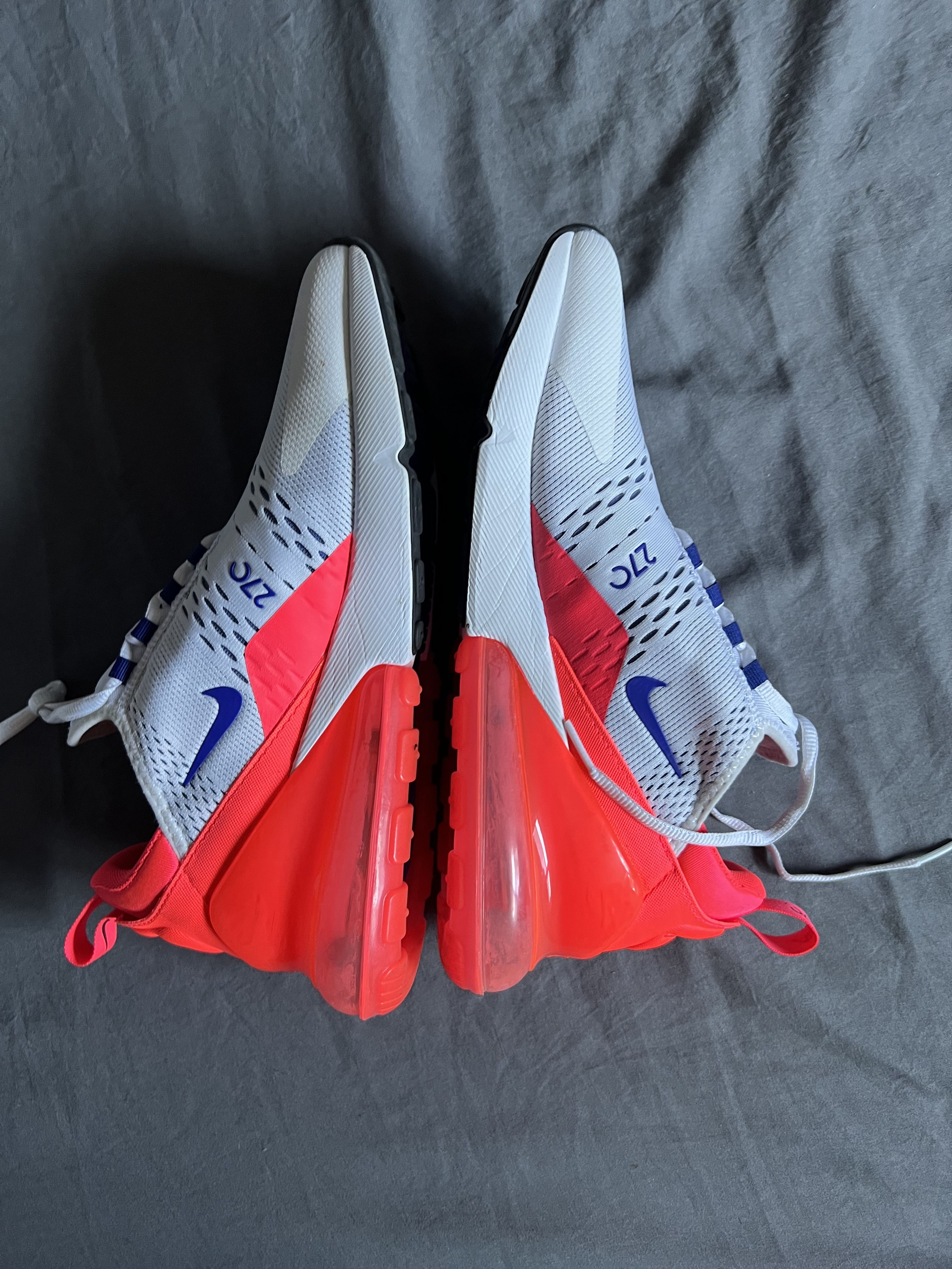 Nike Nike Air Max 270 Ultramarine & Solar Red sz 11.5/10 Size US 10 / EU 43 - 4 Thumbnail