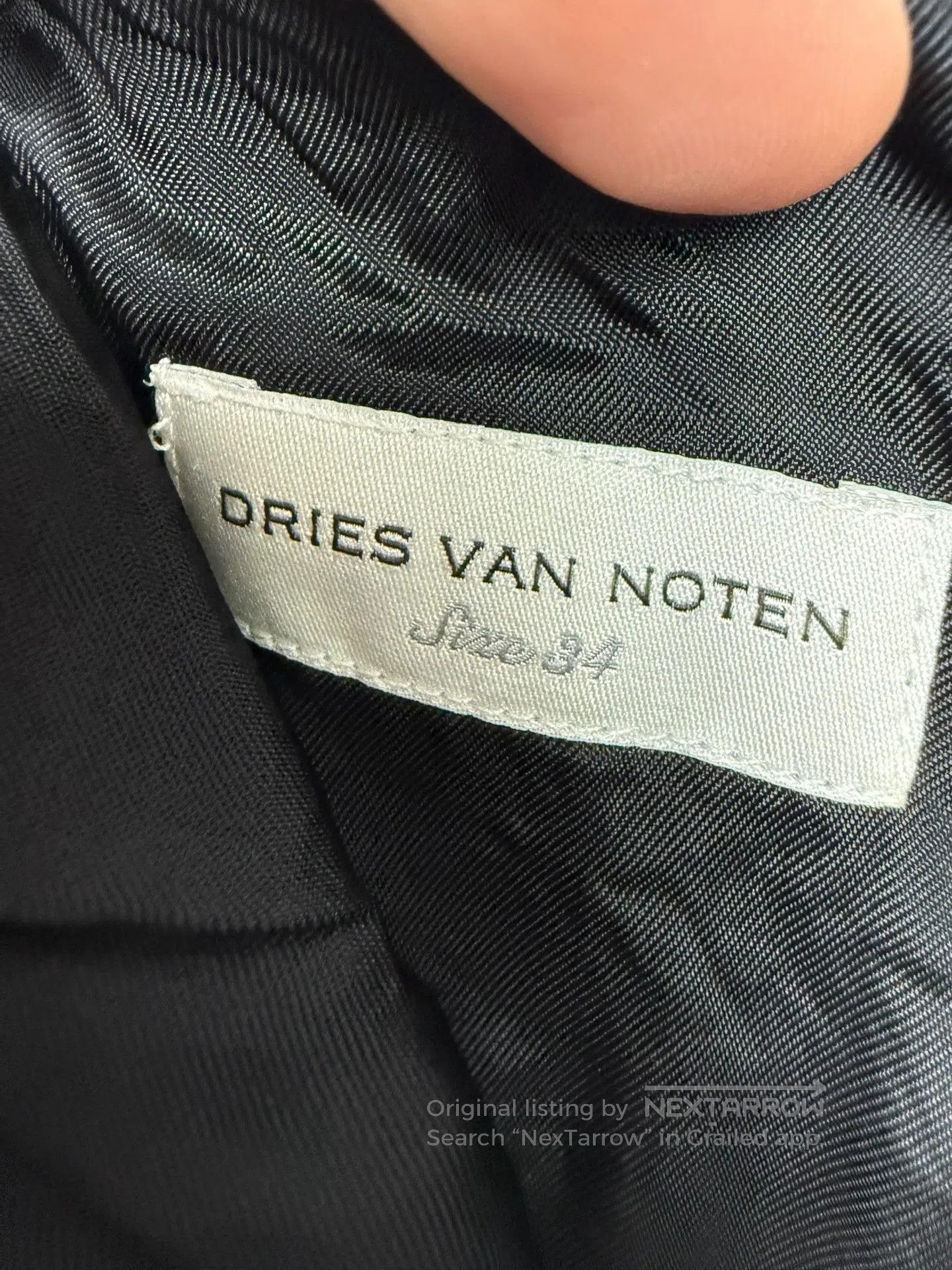 Dries Van Noten Dries van Noten Irregular Pleated Skirt. Size 33" - 6 Thumbnail
