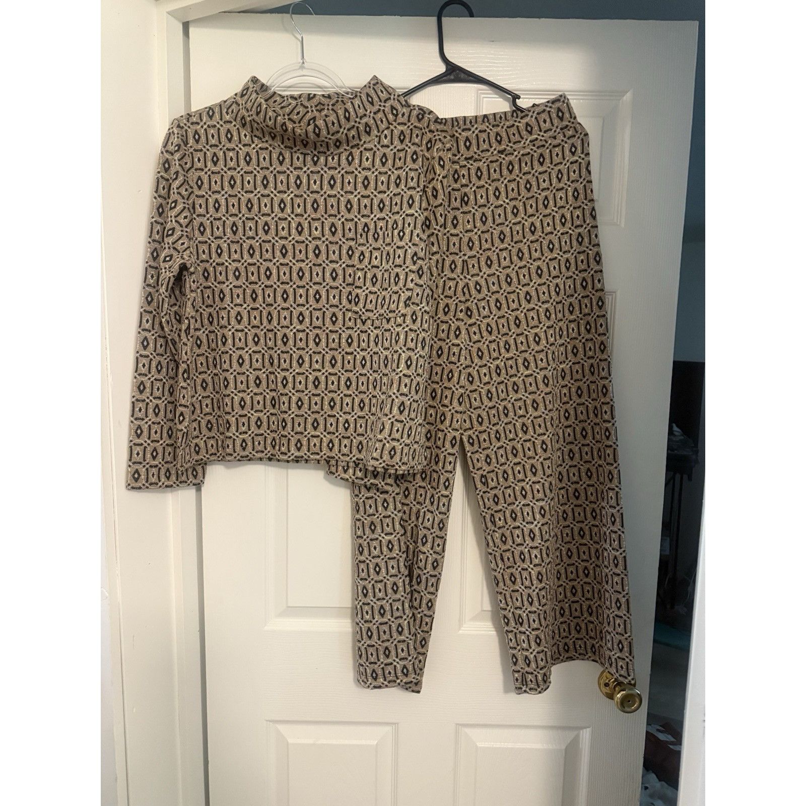 Vintage Isle By Melis Kazan 2 Piece Pants Suit Size 28" / US 6 / IT 42 - 1 Thumbnail